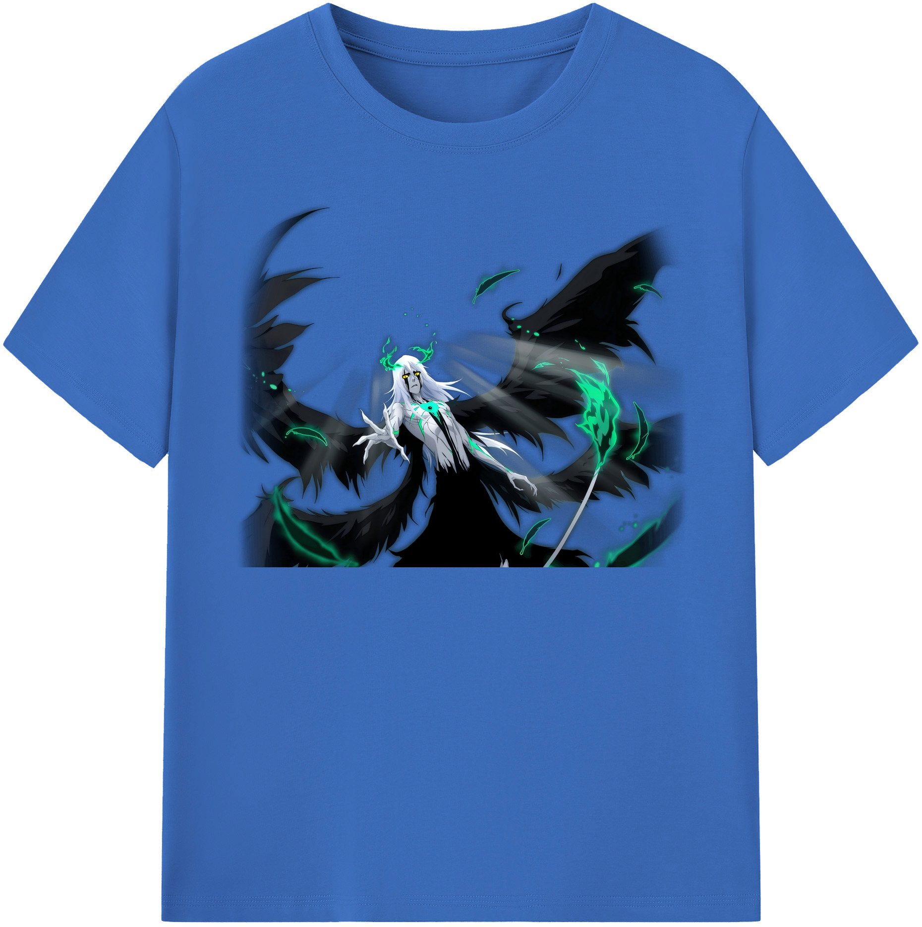 （画像用） ブリーチ ウルキオラ·シファー BLEACH Ulquiorra cifer 綿100％半袖Tシャツ（フロントプリント）