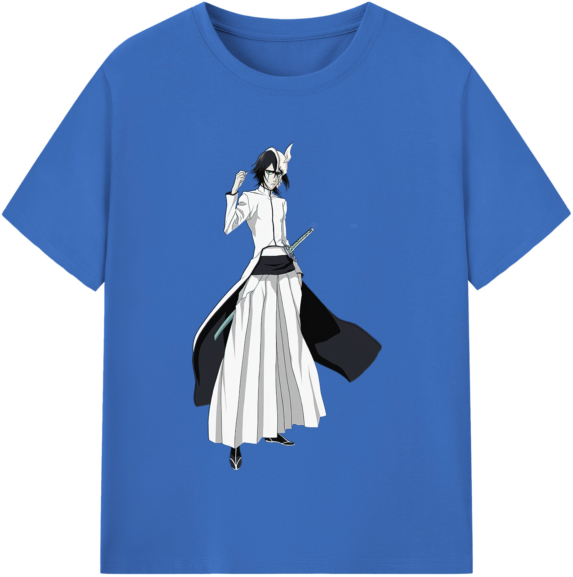 （画像用） ブリーチ ウルキオラ·シファー BLEACH Ulquiorra cifer 綿100％半袖Tシャツ（フロントプリント）