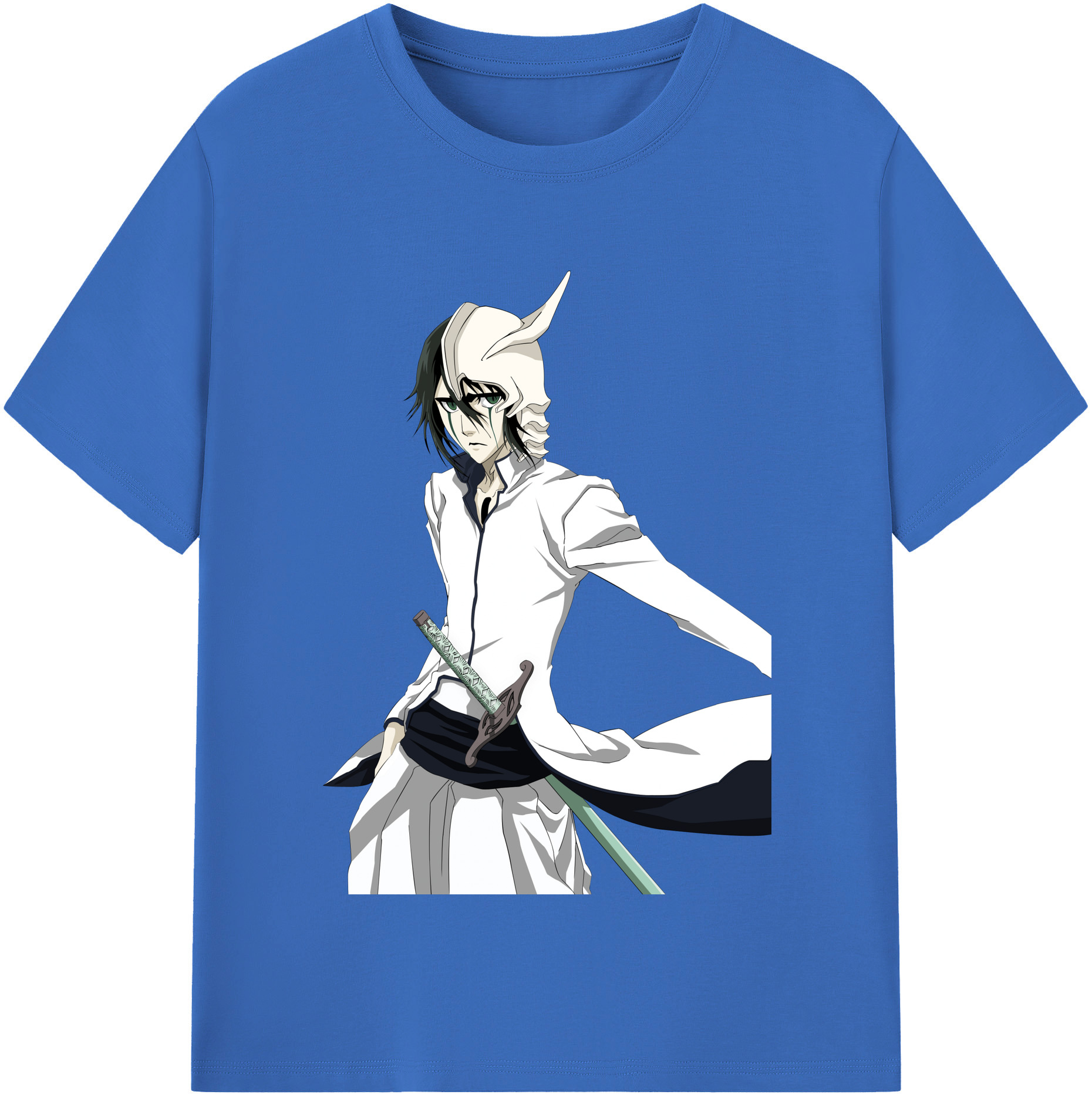 （画像用） ブリーチ ウルキオラ·シファー BLEACH Ulquiorra cifer 綿100％半袖Tシャツ（フロントプリント）