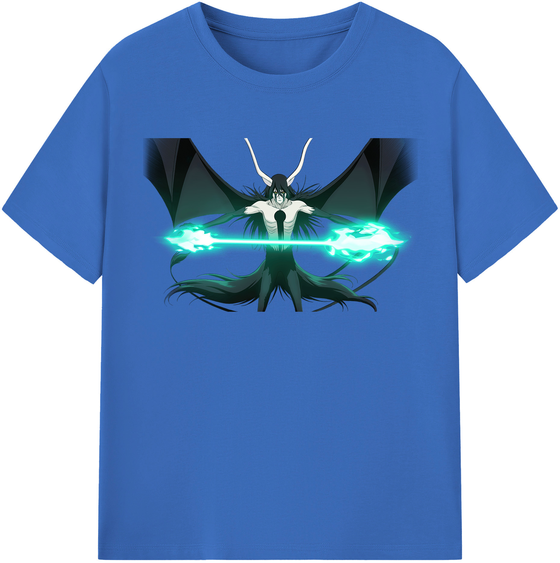 （画像用） ブリーチ ウルキオラ·シファー BLEACH Ulquiorra cifer 綿100％半袖Tシャツ（フロントプリント）