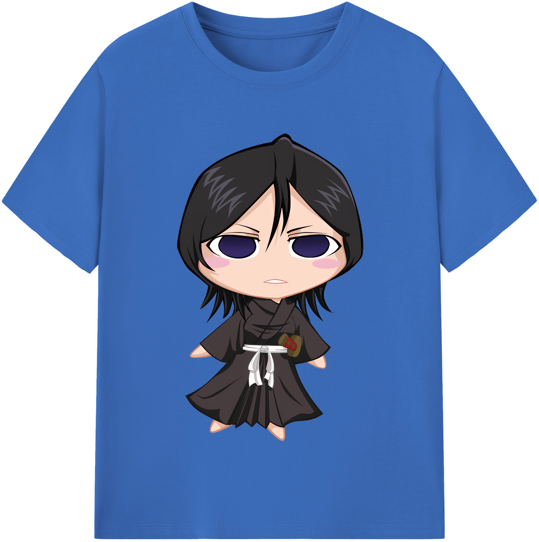 （画像用） ブリーチ 朽木ルキア BLEACH Kuchiki Rukia 綿100％半袖Tシャツ（フロントプリント）