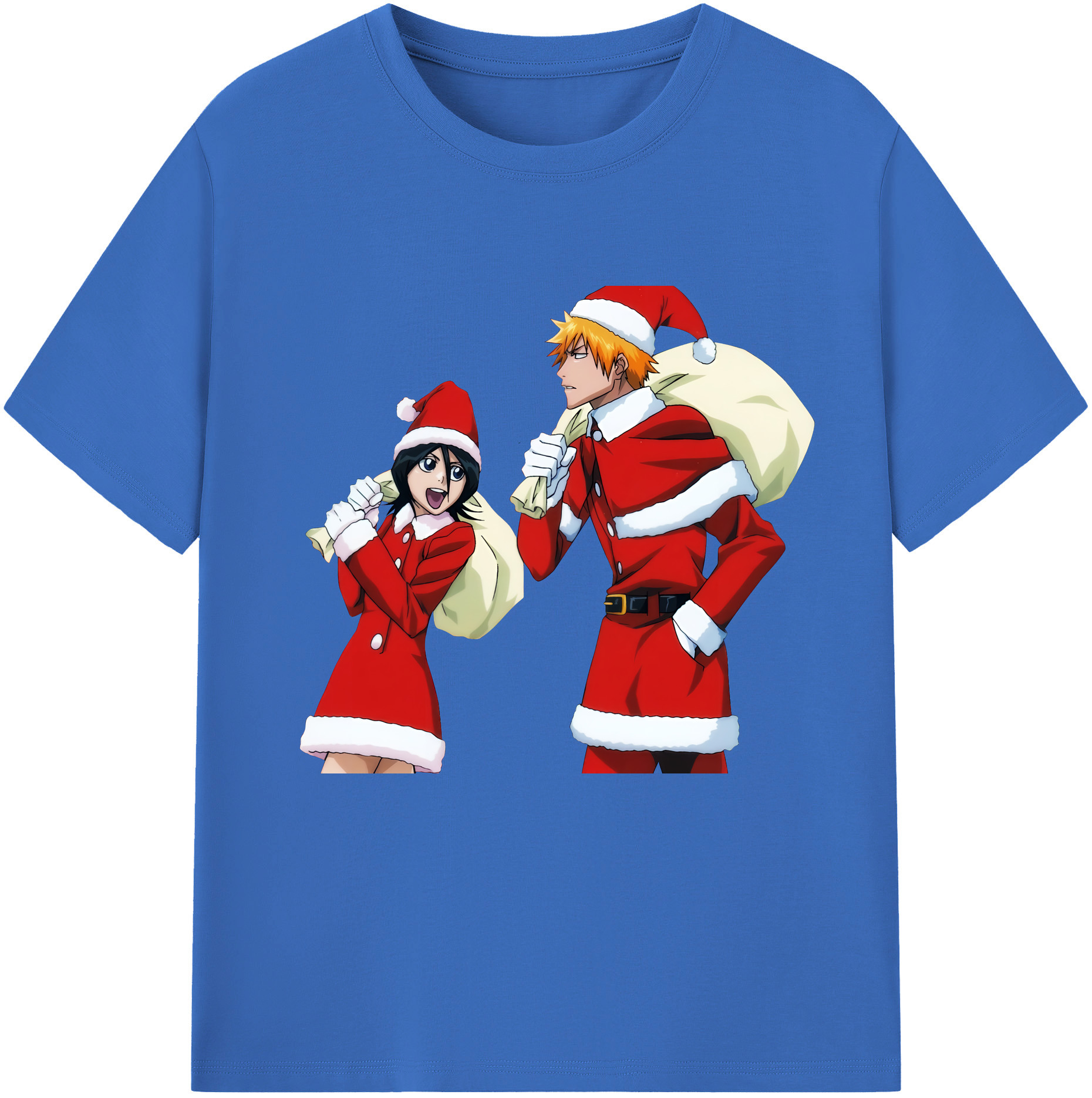 （画像用） ブリーチ 朽木ルキア BLEACH Kuchiki Rukia 綿100％半袖Tシャツ（フロントプリント）