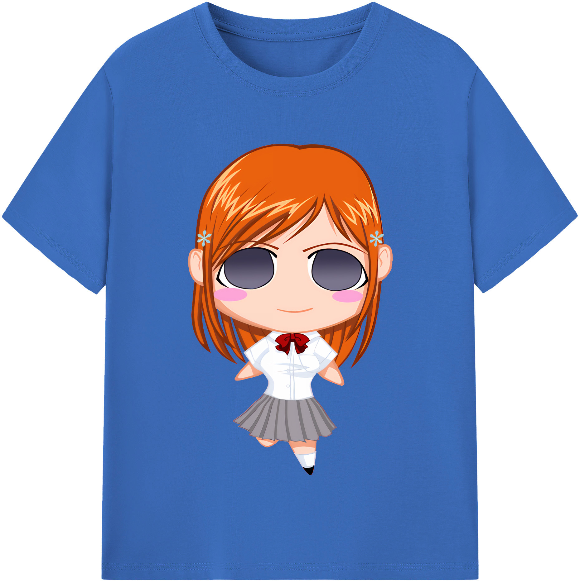 （画像用） ブリーチ 井上織姫（いのうえおりひめ） BLEACH Inoue Orihime 綿100％半袖Tシャツ（フロントプリント）