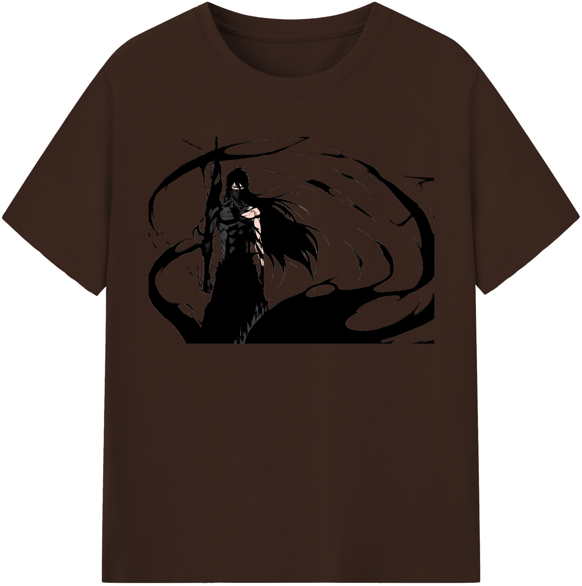（画像用） ブリーチ 黒崎一護（くろさき いちご）BLEACH Kurosaki Ichigo 綿100％半袖Tシャツ（フロントプリント）