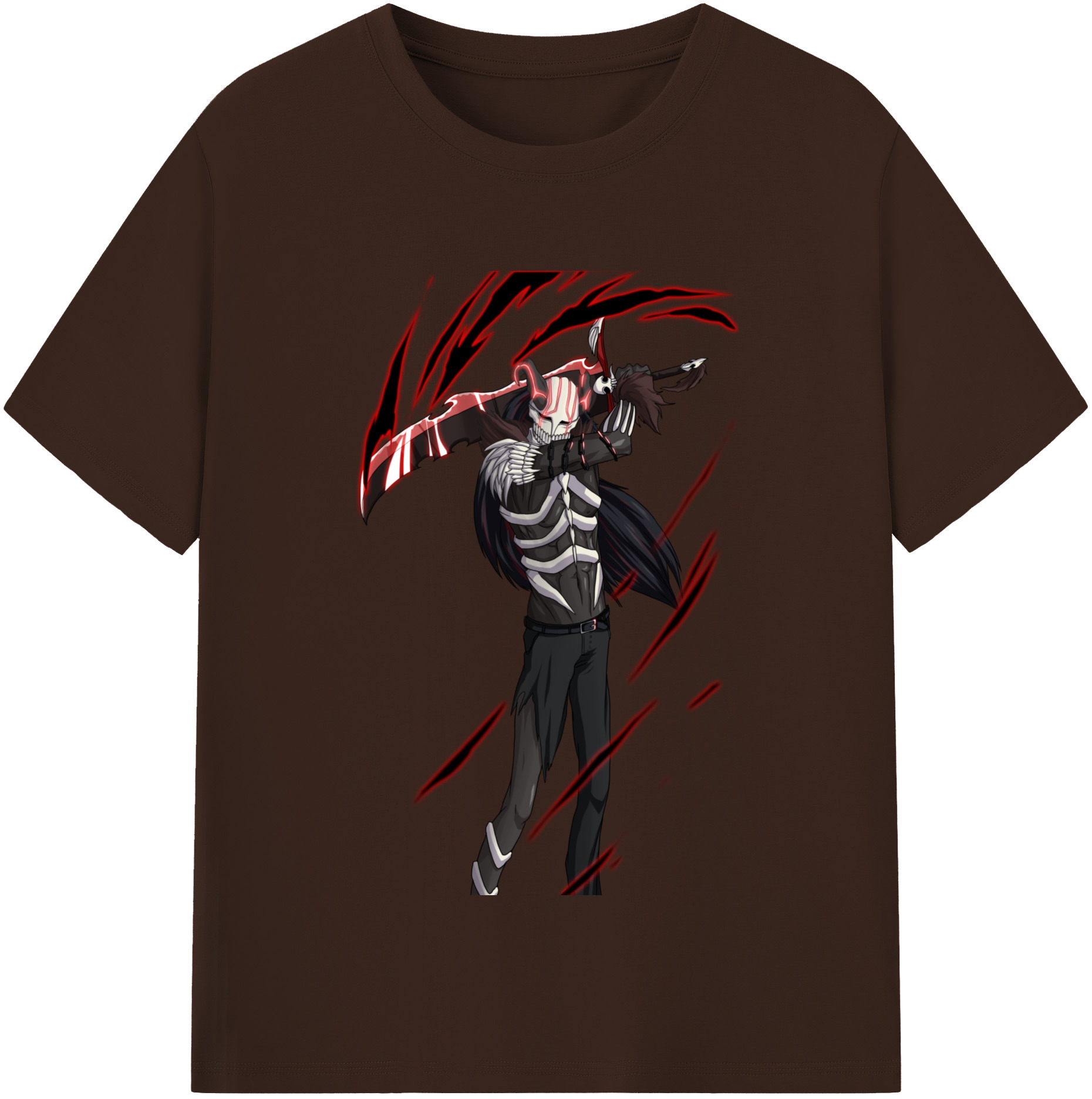 （画像用） ブリーチ 黒崎一護（くろさき いちご）BLEACH Kurosaki Ichigo 綿100％半袖Tシャツ（フロントプリント）