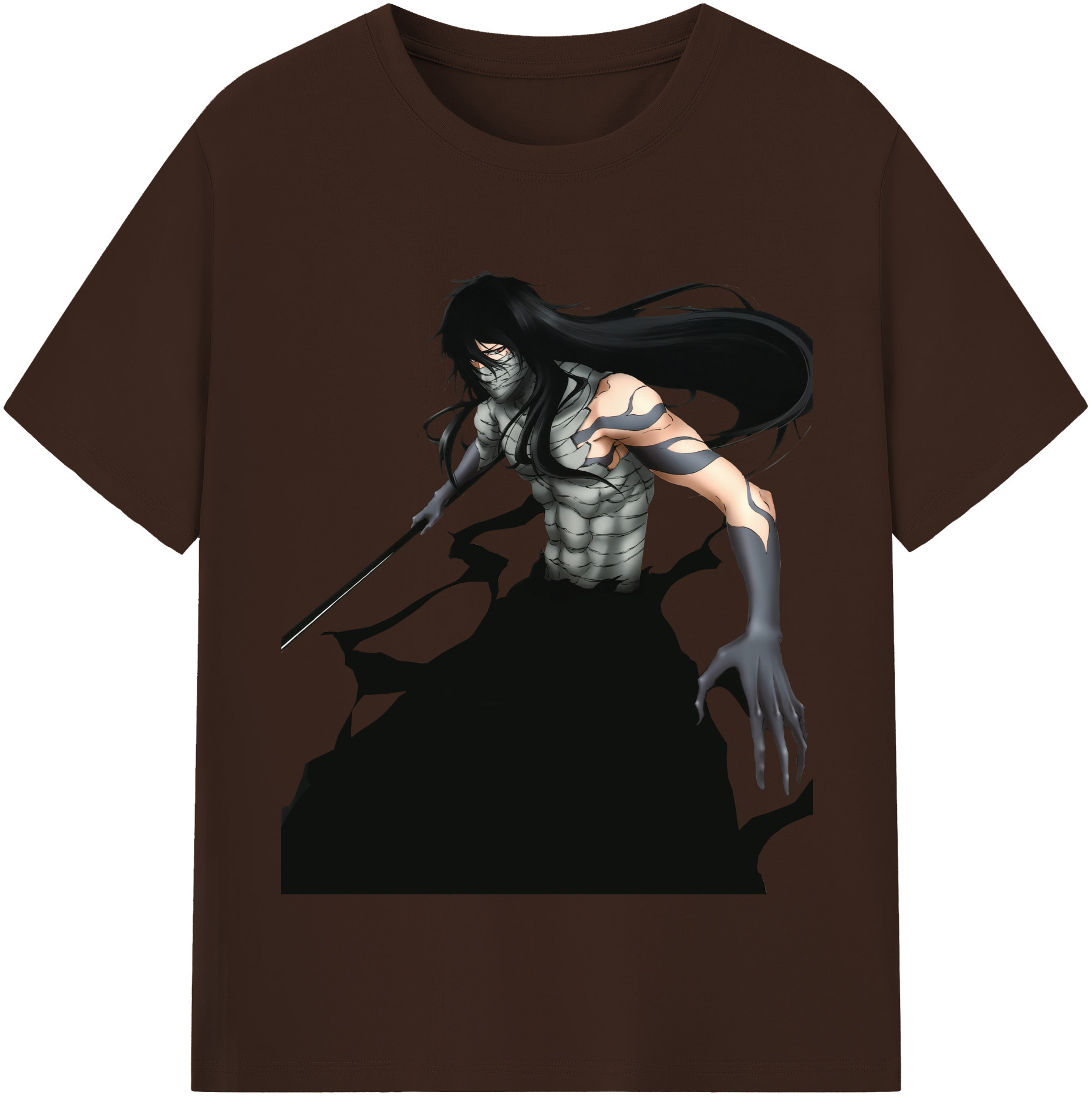 （画像用） ブリーチ 黒崎一護（くろさき いちご）BLEACH Kurosaki Ichigo 綿100％半袖Tシャツ（フロントプリント）