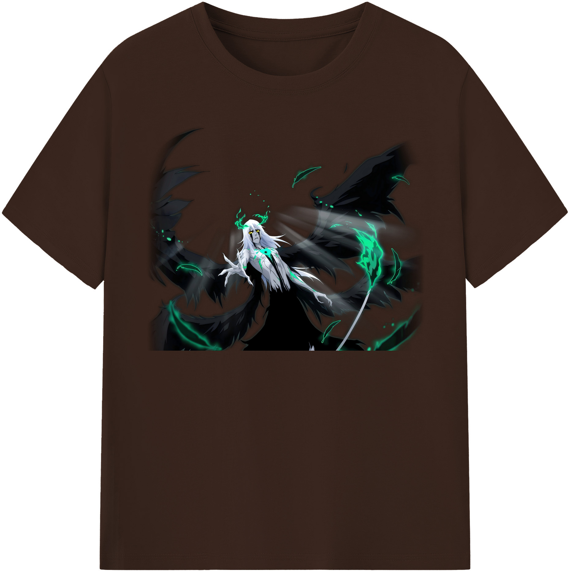 （画像用） ブリーチ ウルキオラ·シファー BLEACH Ulquiorra cifer 綿100％半袖Tシャツ（フロントプリント）