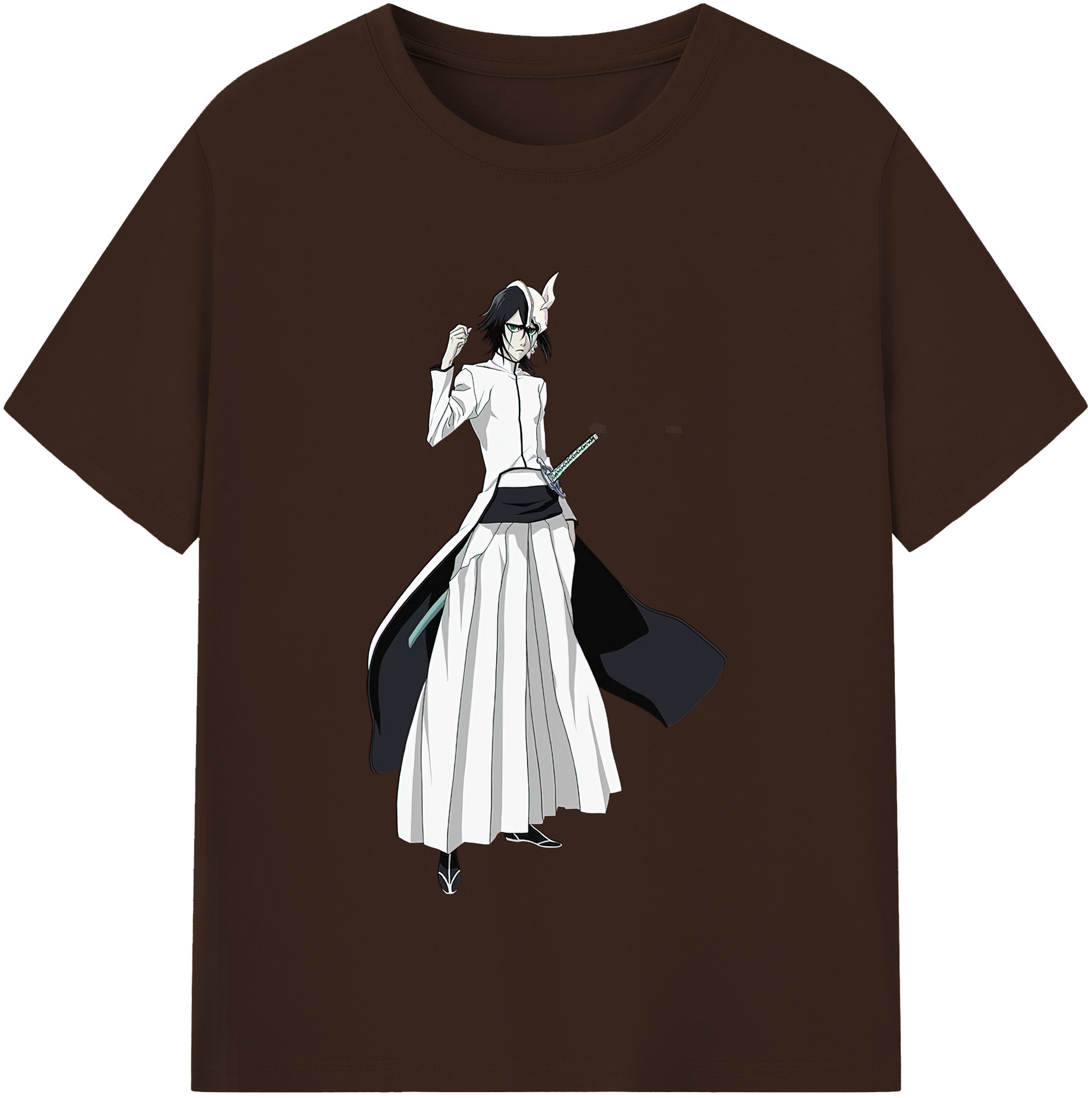 （画像用） ブリーチ ウルキオラ·シファー BLEACH Ulquiorra cifer 綿100％半袖Tシャツ（フロントプリント）
