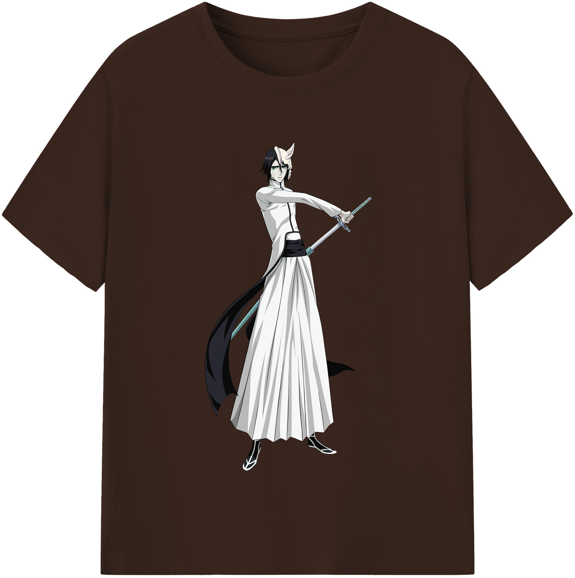 （画像用） ブリーチ ウルキオラ·シファー BLEACH Ulquiorra cifer 綿100％半袖Tシャツ（フロントプリント）
