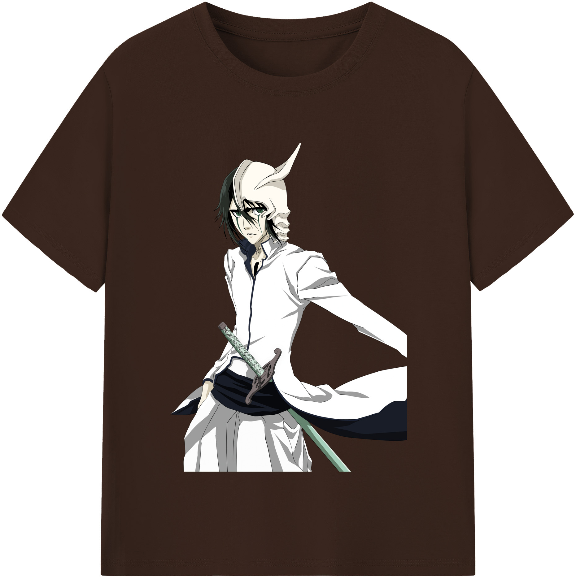 （画像用） ブリーチ ウルキオラ·シファー BLEACH Ulquiorra cifer 綿100％半袖Tシャツ（フロントプリント）