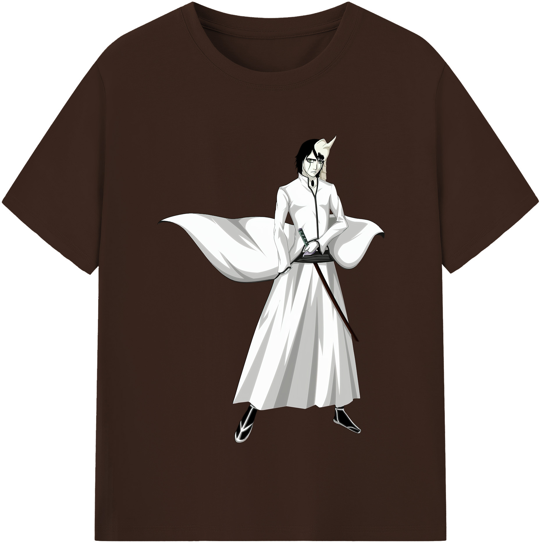 （画像用） ブリーチ ウルキオラ·シファー BLEACH Ulquiorra cifer 綿100％半袖Tシャツ（フロントプリント）