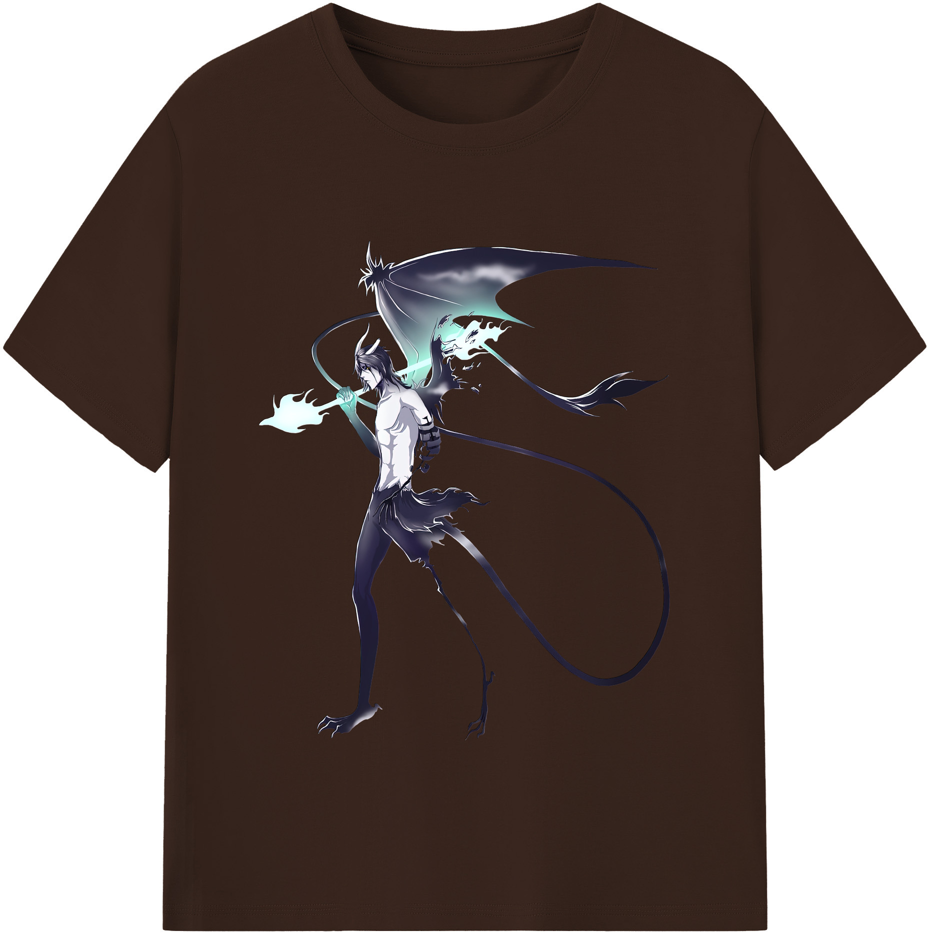 （画像用） ブリーチ ウルキオラ·シファー BLEACH Ulquiorra cifer 綿100％半袖Tシャツ（フロントプリント）