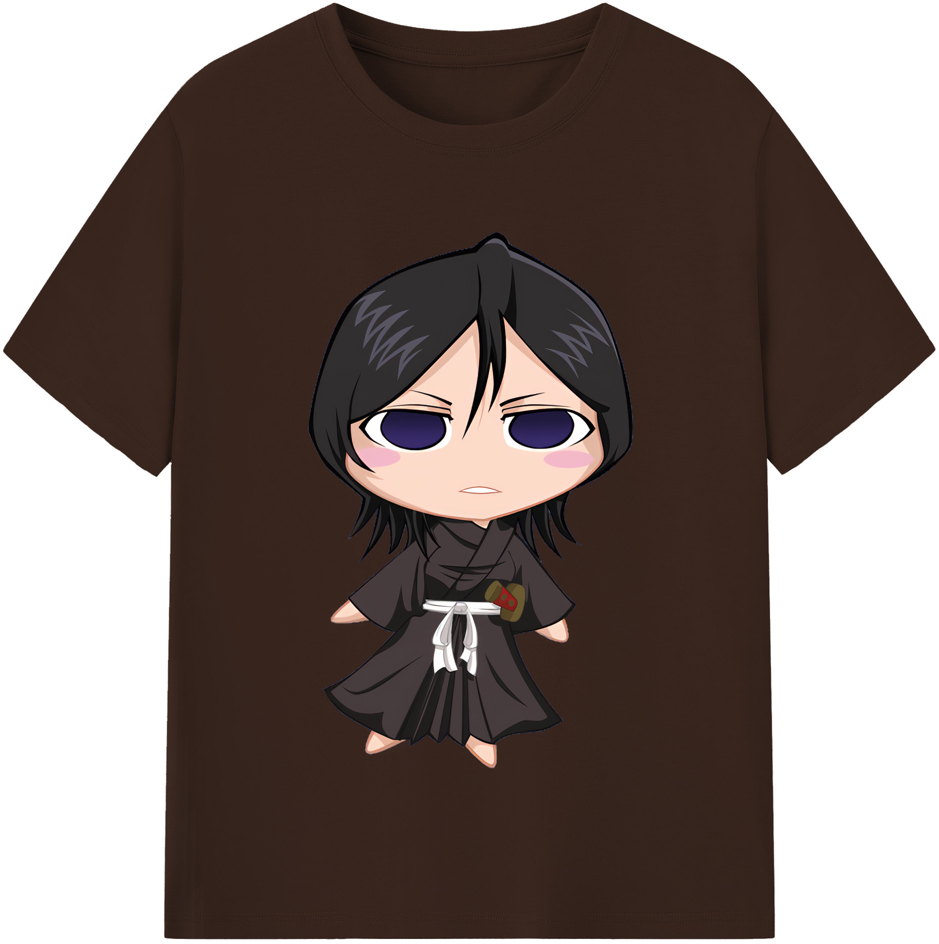 （画像用） ブリーチ 朽木ルキア BLEACH Kuchiki Rukia 綿100％半袖Tシャツ（フロントプリント）