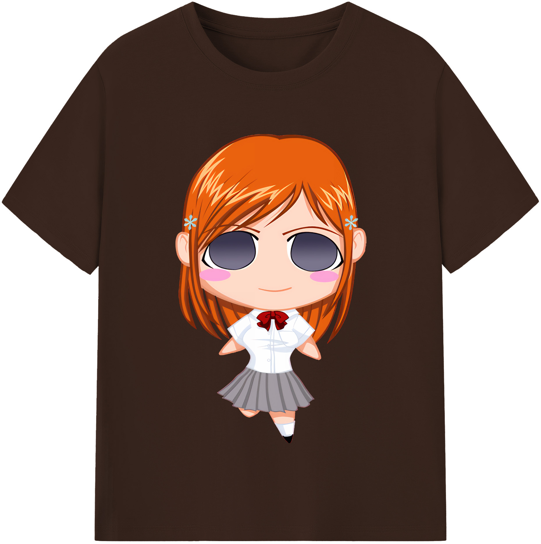 （画像用） ブリーチ 井上織姫（いのうえおりひめ） BLEACH Inoue Orihime 綿100％半袖Tシャツ（フロントプリント）