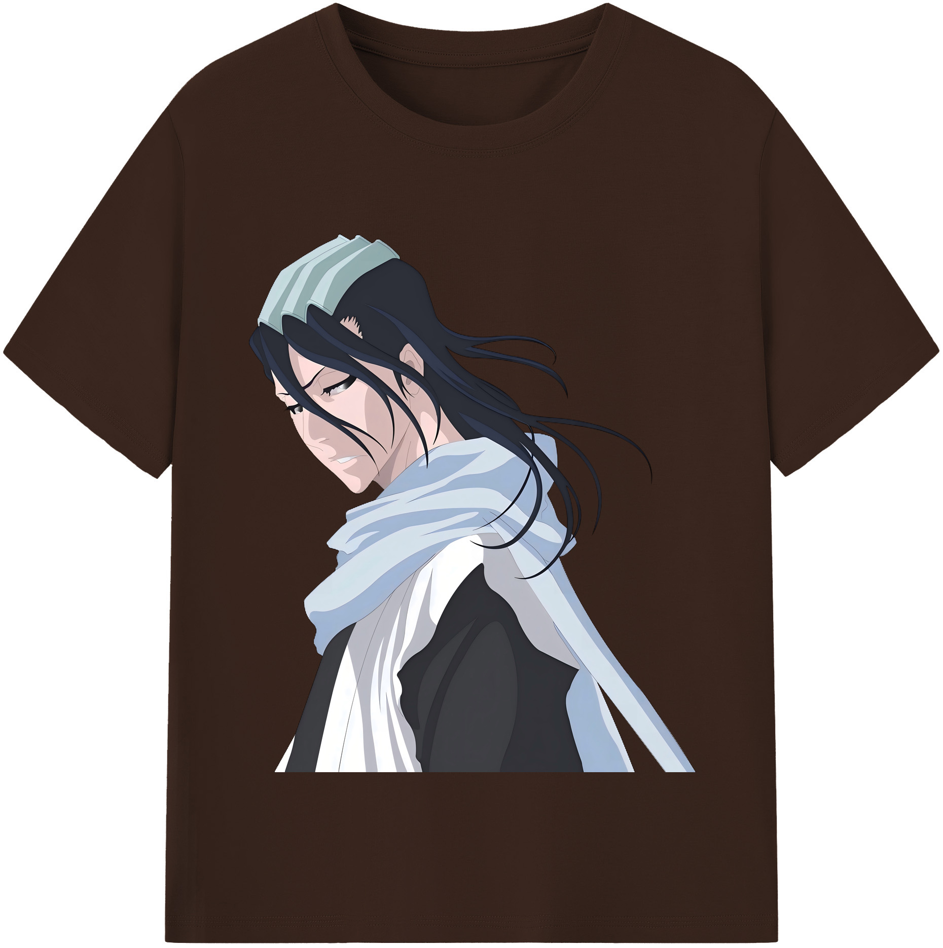 （画像用） ブリーチ くちき びゃくや BLEACH Kuchiki Byakuya 綿100％半袖Tシャツ（フロントプリント）