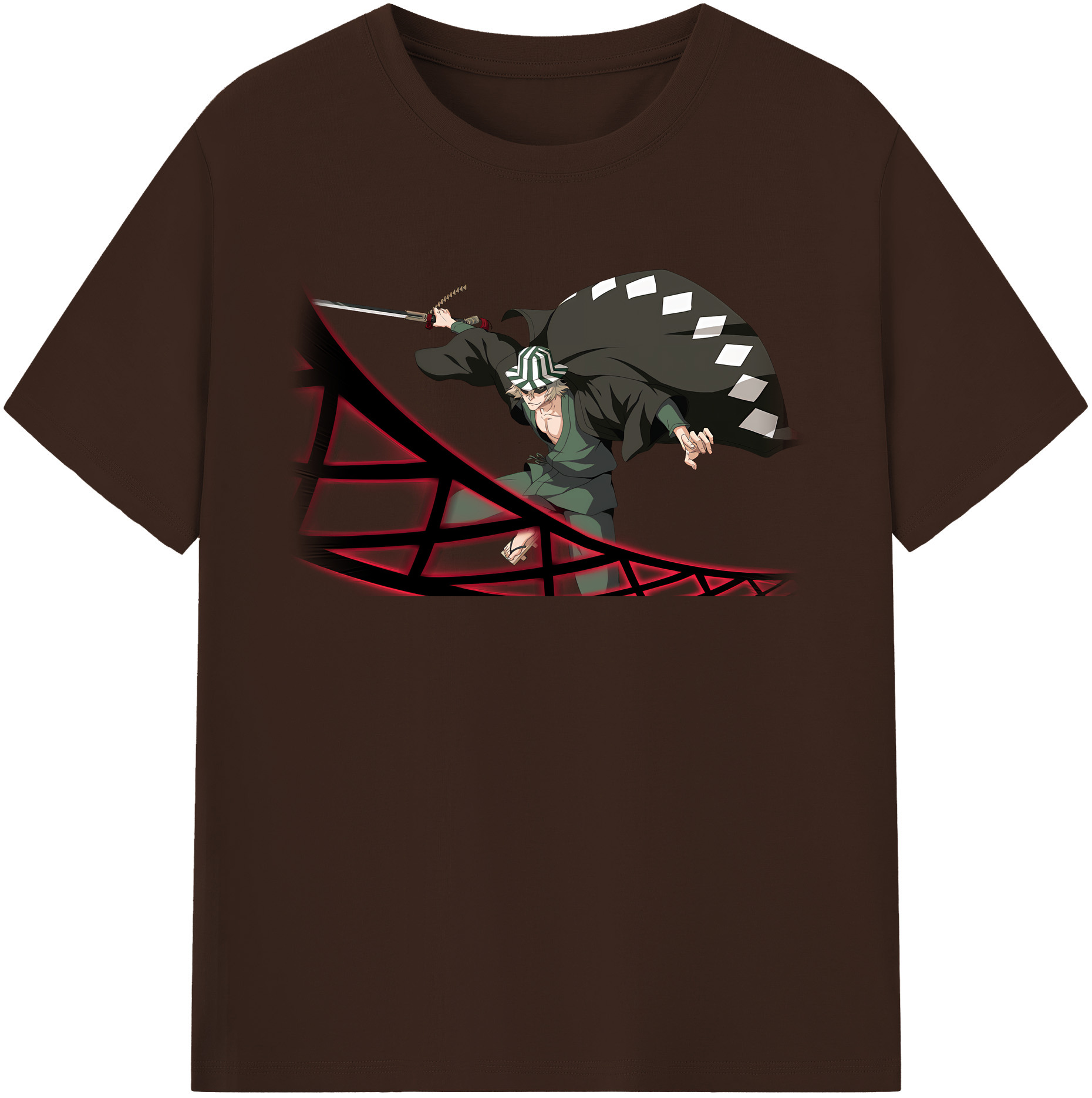 （画像用） "ブリーチ 浦原 喜助（うらはら きすけ） BLEACH Urahara Kisuke " 綿100％半袖Tシャツ（フロントプリント）