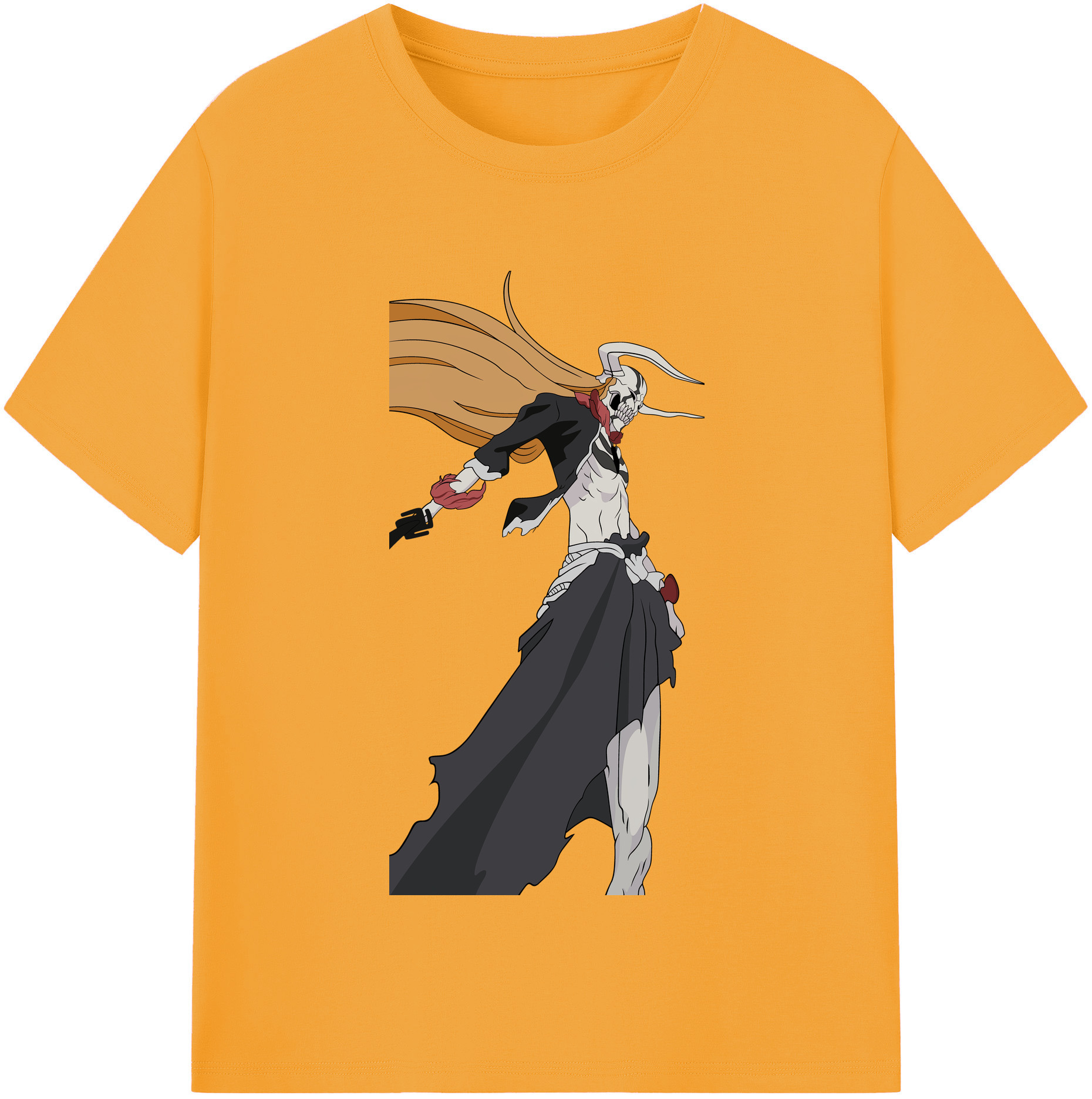 （画像用） ブリーチ 黒崎一護（くろさき いちご）BLEACH Kurosaki Ichigo 綿100％半袖Tシャツ（フロントプリント）