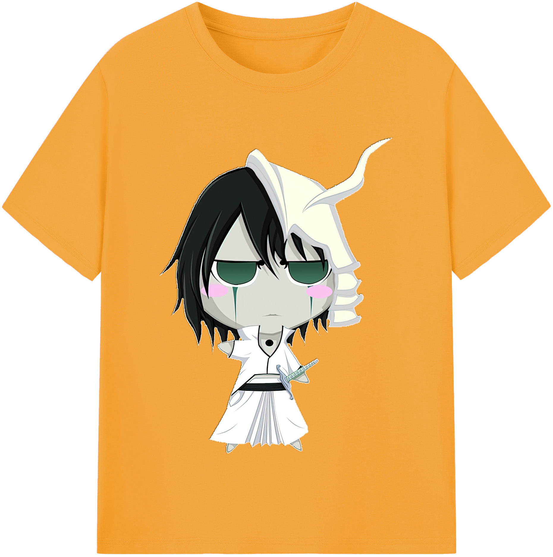 （画像用） ブリーチ ウルキオラ·シファー BLEACH Ulquiorra cifer 綿100％半袖Tシャツ（フロントプリント）