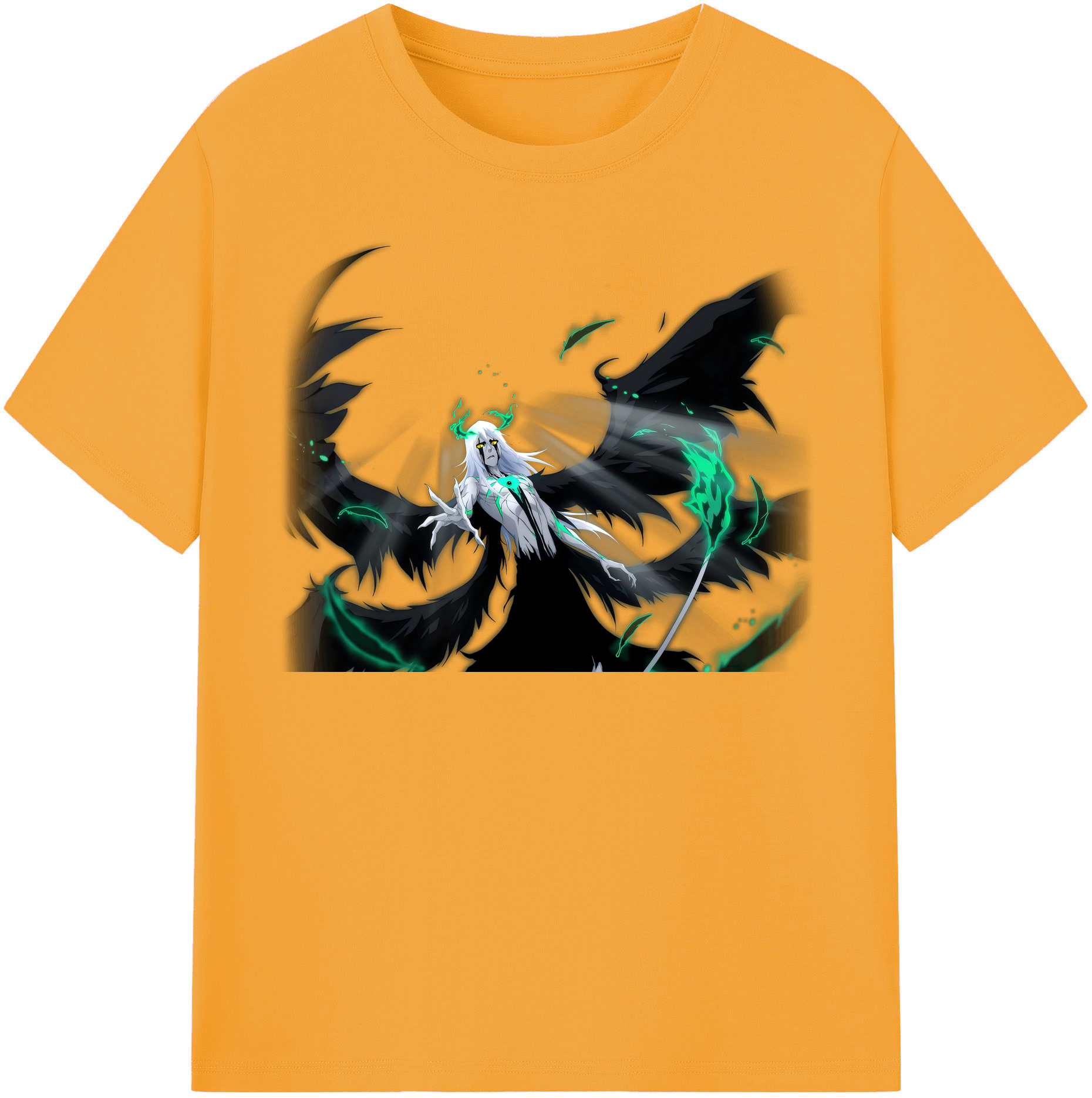（画像用） ブリーチ ウルキオラ·シファー BLEACH Ulquiorra cifer 綿100％半袖Tシャツ（フロントプリント）