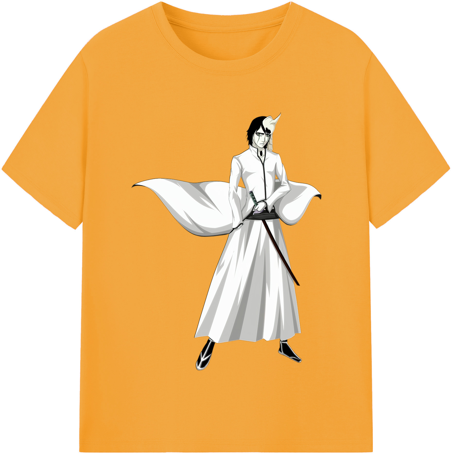 （画像用） ブリーチ ウルキオラ·シファー BLEACH Ulquiorra cifer 綿100％半袖Tシャツ（フロントプリント）