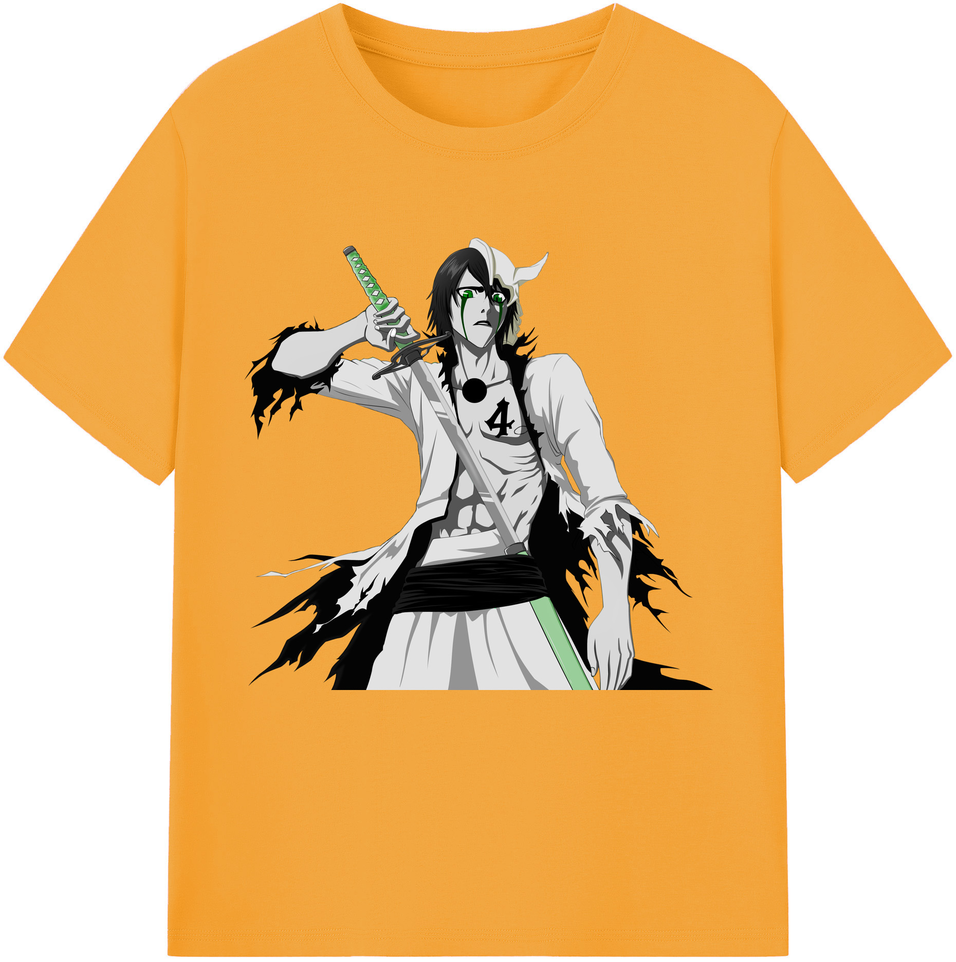 （画像用） ブリーチ ウルキオラ·シファー BLEACH Ulquiorra cifer 綿100％半袖Tシャツ（フロントプリント）