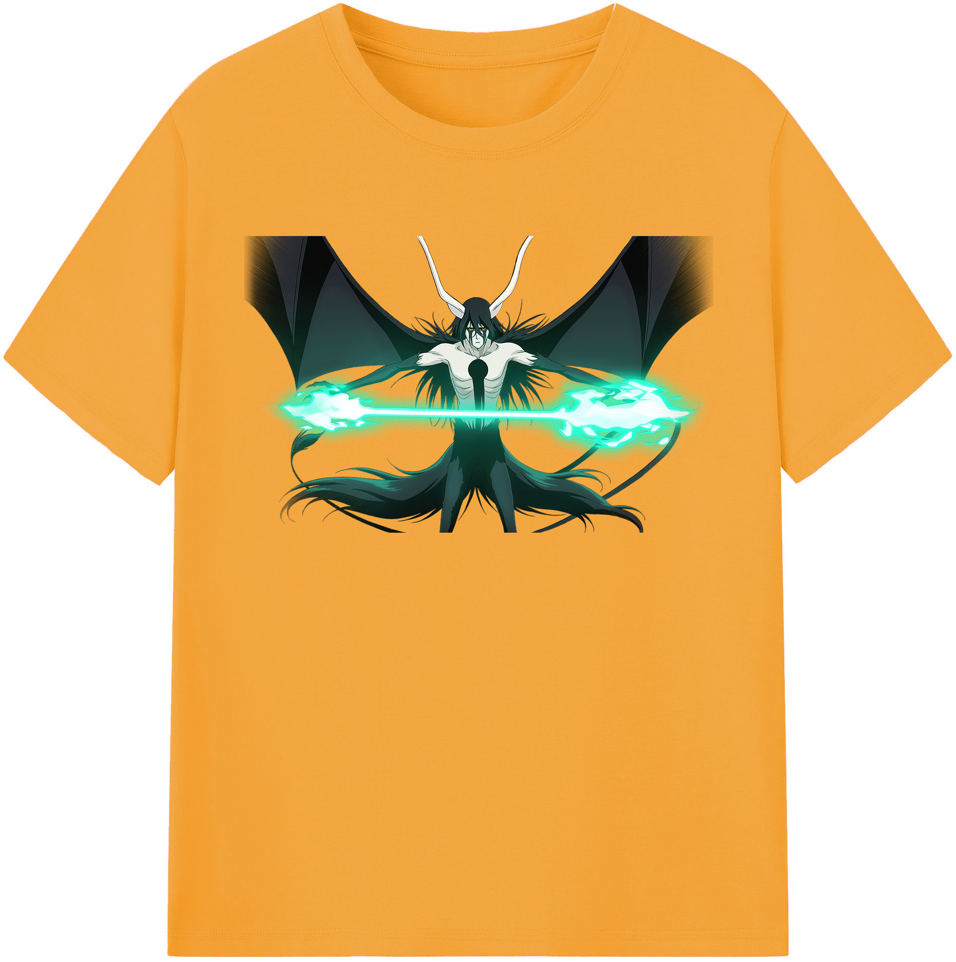 （画像用） ブリーチ ウルキオラ·シファー BLEACH Ulquiorra cifer 綿100％半袖Tシャツ（フロントプリント）