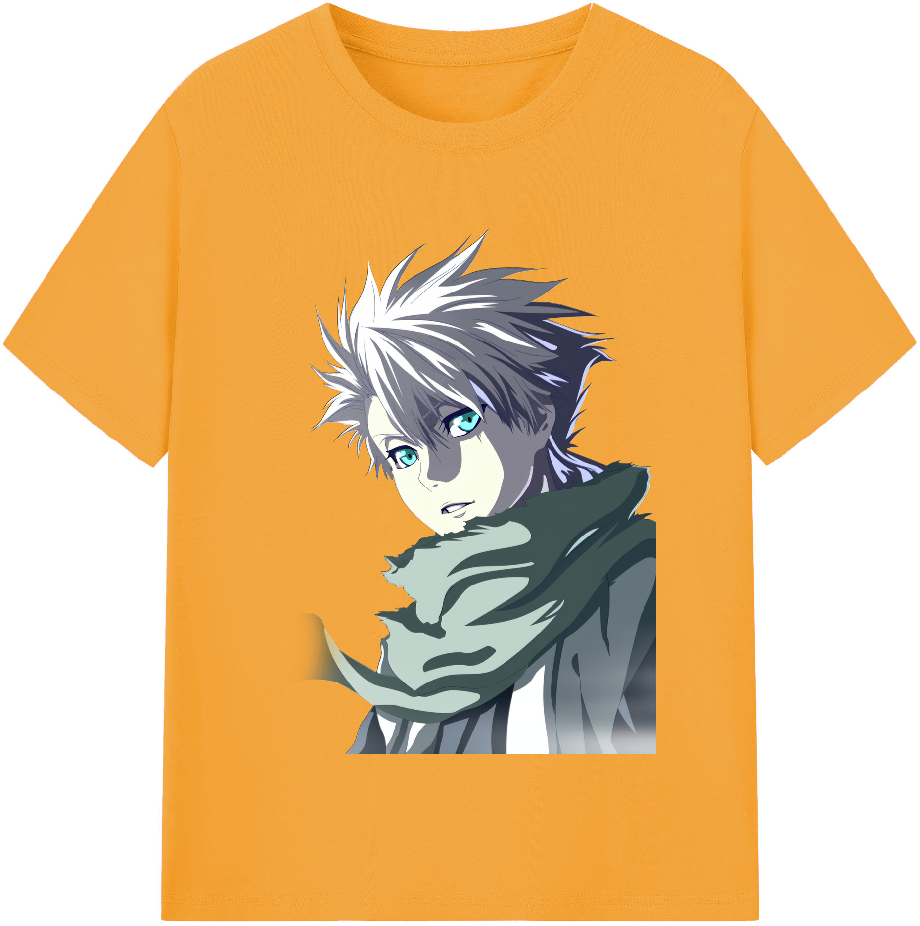 （画像用） ブリーチ 日番谷冬獅郎（ひつがや とうしろう） BLEACH Hitsugaya Toushirou 綿100％半袖Tシャツ（フロントプリント）