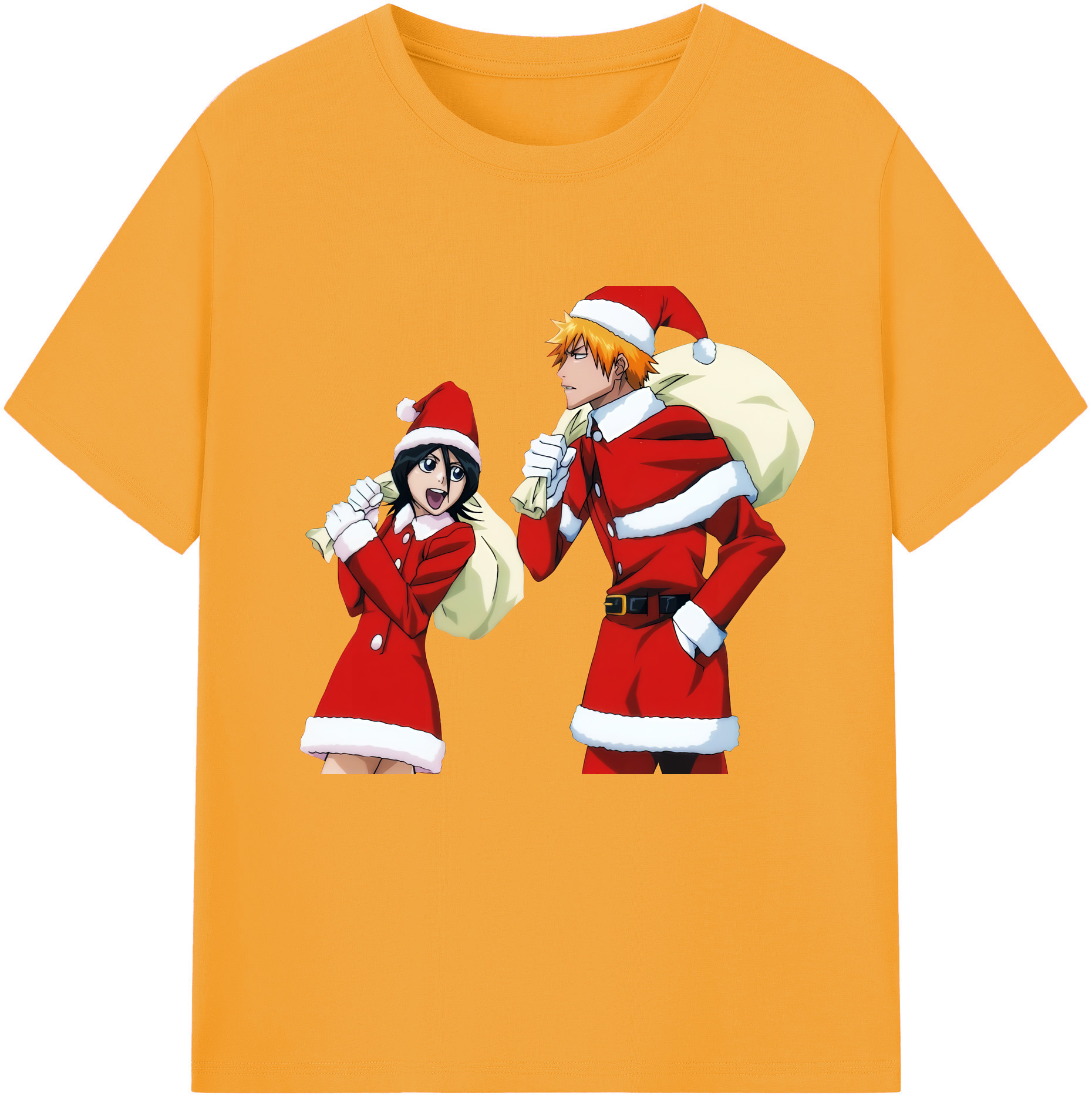 （画像用） ブリーチ 朽木ルキア BLEACH Kuchiki Rukia 綿100％半袖Tシャツ（フロントプリント）