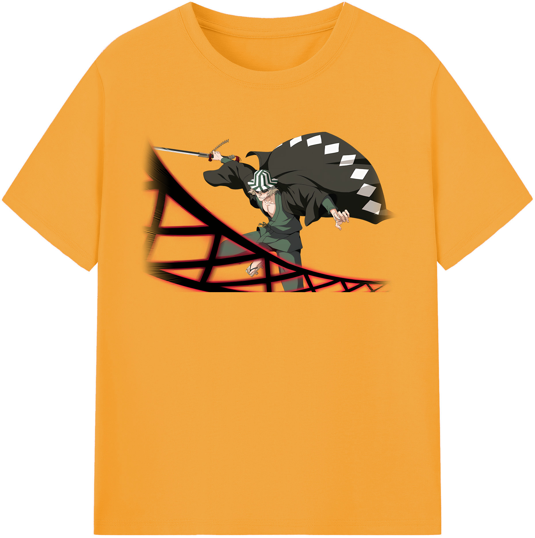 （画像用） "ブリーチ 浦原 喜助（うらはら きすけ） BLEACH Urahara Kisuke " 綿100％半袖Tシャツ（フロントプリント）