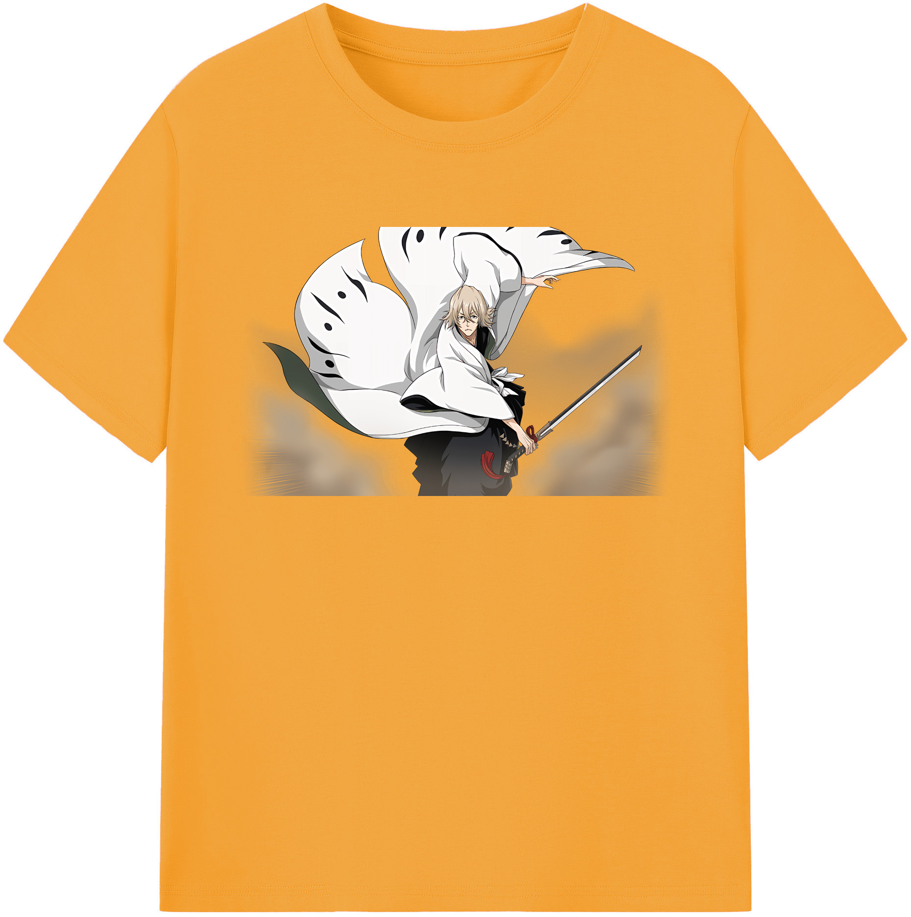 （画像用） "ブリーチ 浦原 喜助（うらはら きすけ） BLEACH Urahara Kisuke " 綿100％半袖Tシャツ（フロントプリント）