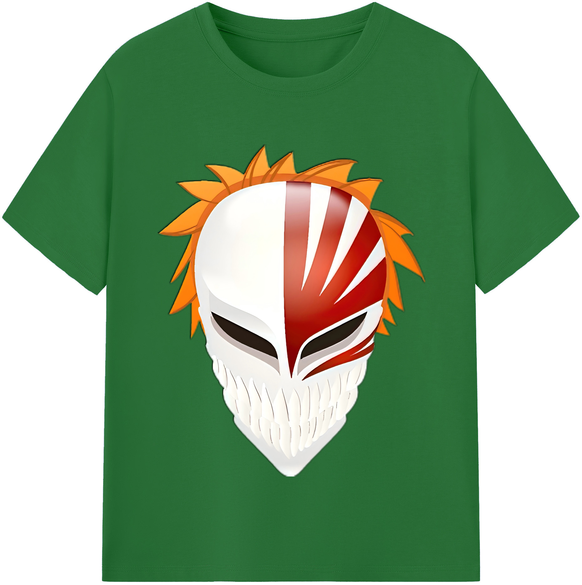 （画像用） ブリーチ 黒崎一護（くろさき いちご）BLEACH Kurosaki Ichigo 綿100％半袖Tシャツ（フロントプリント）