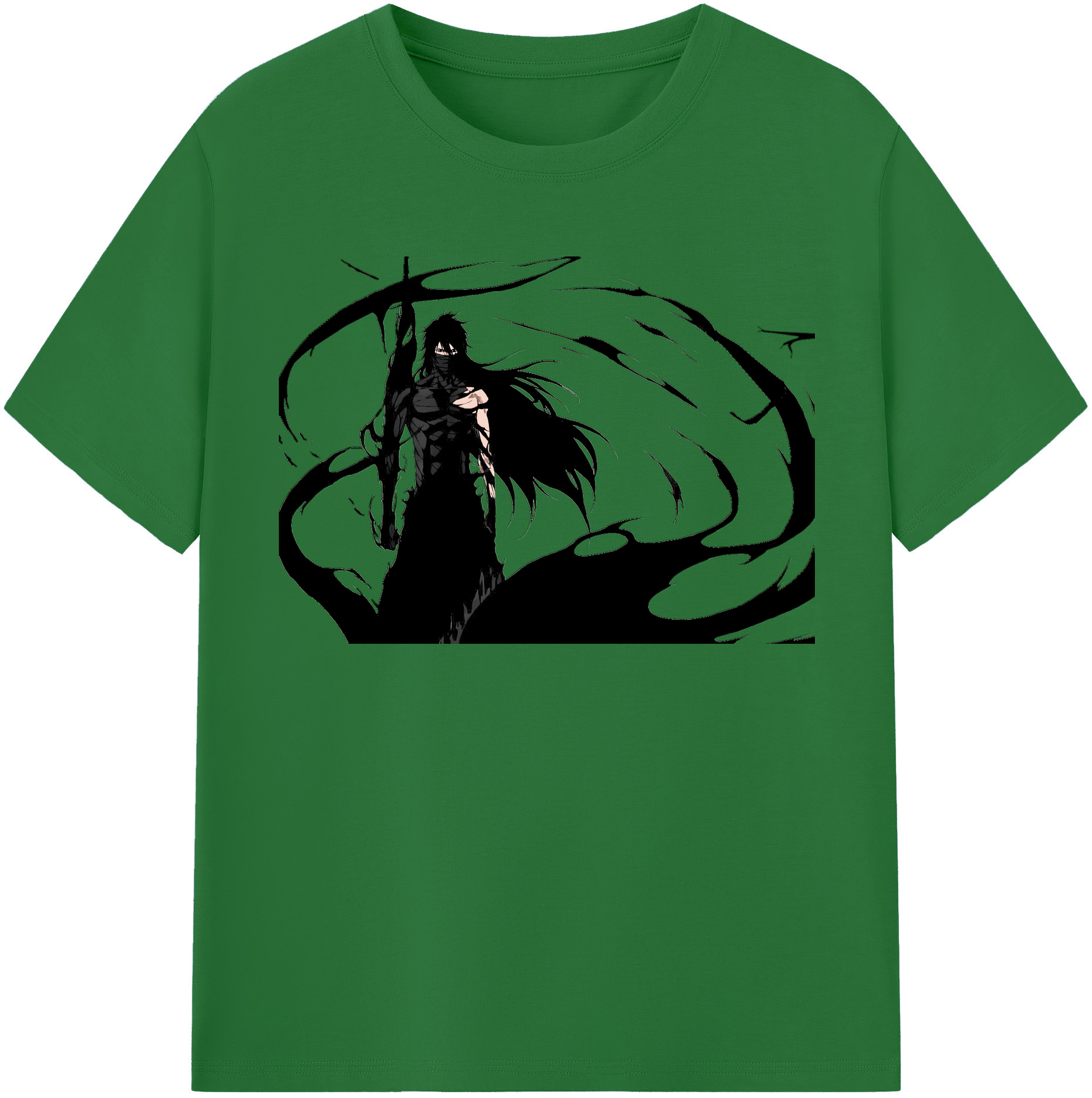 （画像用） ブリーチ 黒崎一護（くろさき いちご）BLEACH Kurosaki Ichigo 綿100％半袖Tシャツ（フロントプリント）