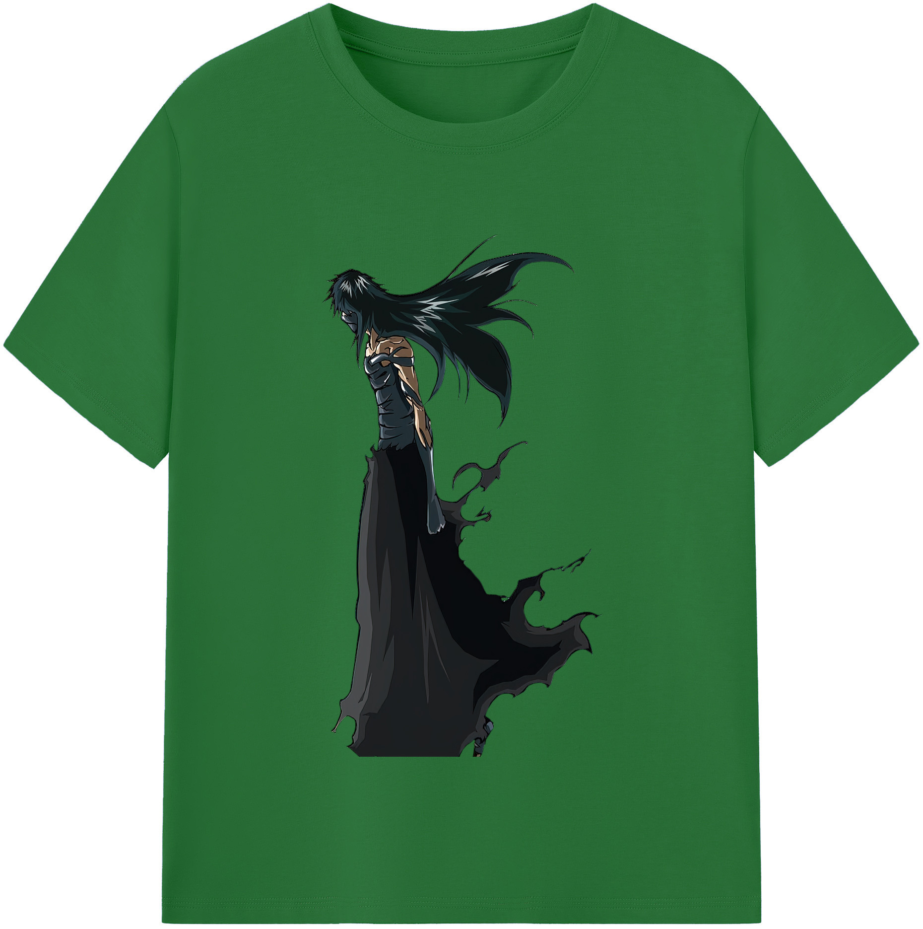 （画像用） ブリーチ 黒崎一護（くろさき いちご）BLEACH Kurosaki Ichigo 綿100％半袖Tシャツ（フロントプリント）