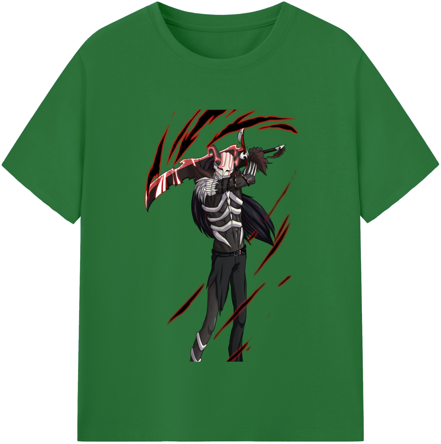 （画像用） ブリーチ 黒崎一護（くろさき いちご）BLEACH Kurosaki Ichigo 綿100％半袖Tシャツ（フロントプリント）