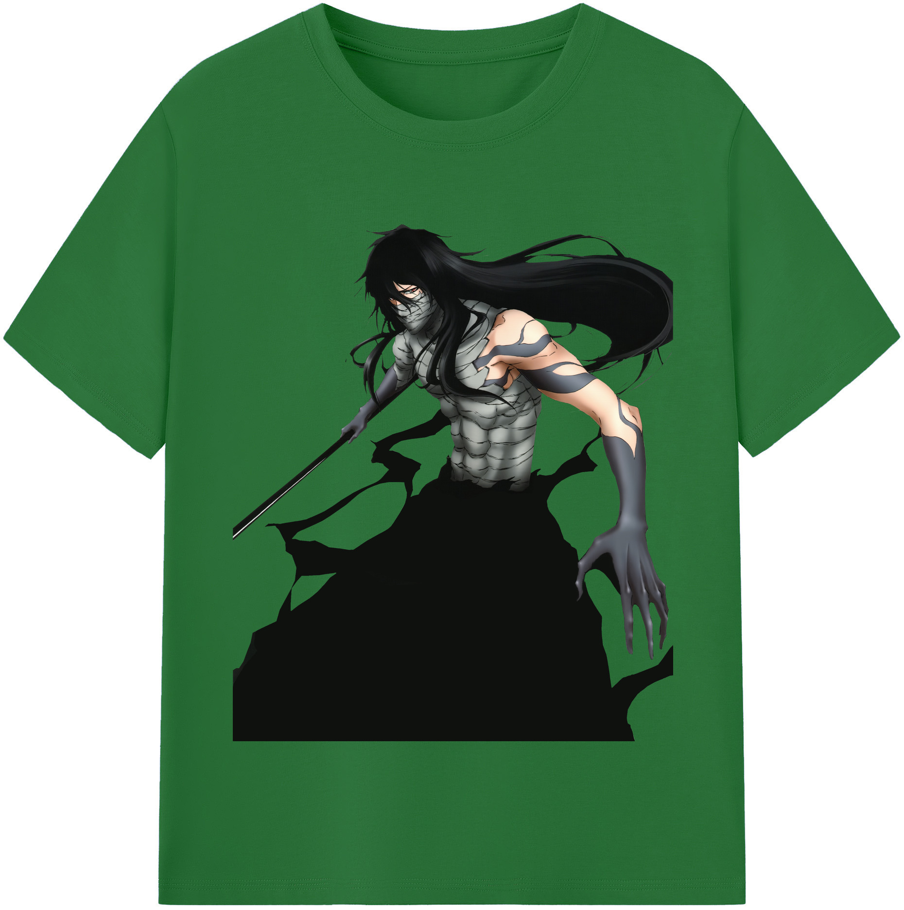 （画像用） ブリーチ 黒崎一護（くろさき いちご）BLEACH Kurosaki Ichigo 綿100％半袖Tシャツ（フロントプリント）