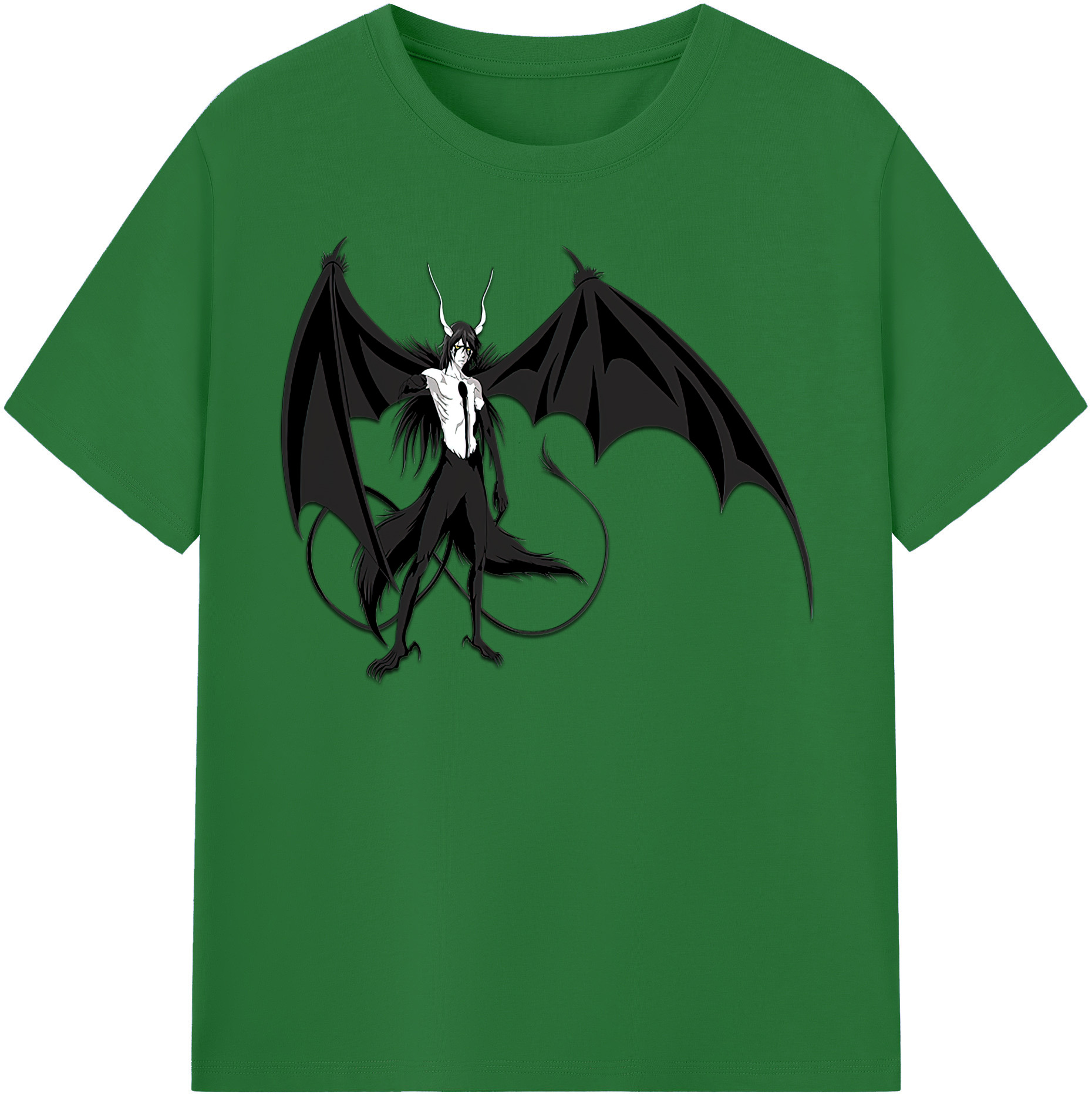 （画像用） ブリーチ ウルキオラ·シファー BLEACH Ulquiorra cifer 綿100％半袖Tシャツ（フロントプリント）