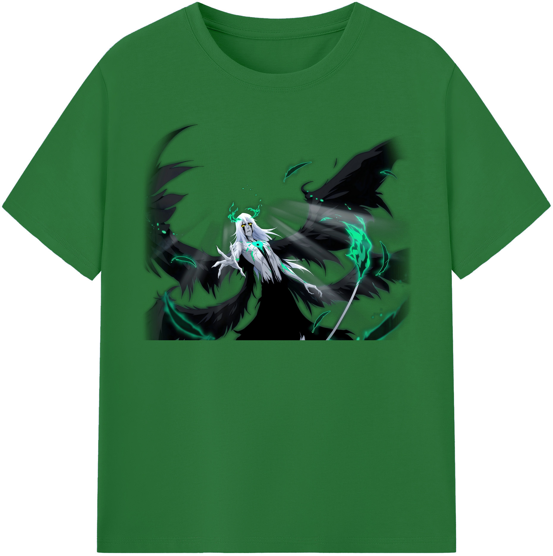 （画像用） ブリーチ ウルキオラ·シファー BLEACH Ulquiorra cifer 綿100％半袖Tシャツ（フロントプリント）