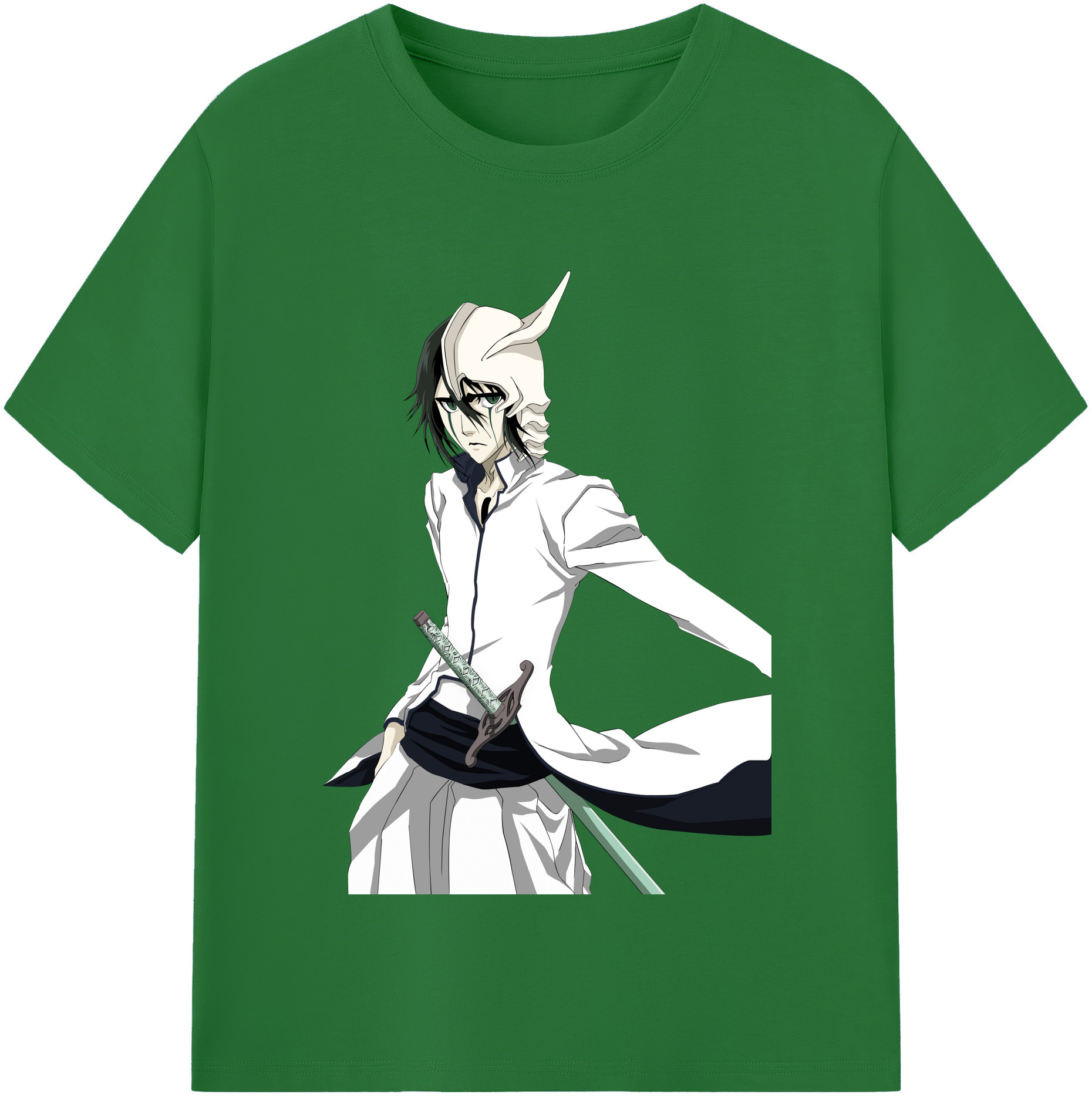 （画像用） ブリーチ ウルキオラ·シファー BLEACH Ulquiorra cifer 綿100％半袖Tシャツ（フロントプリント）