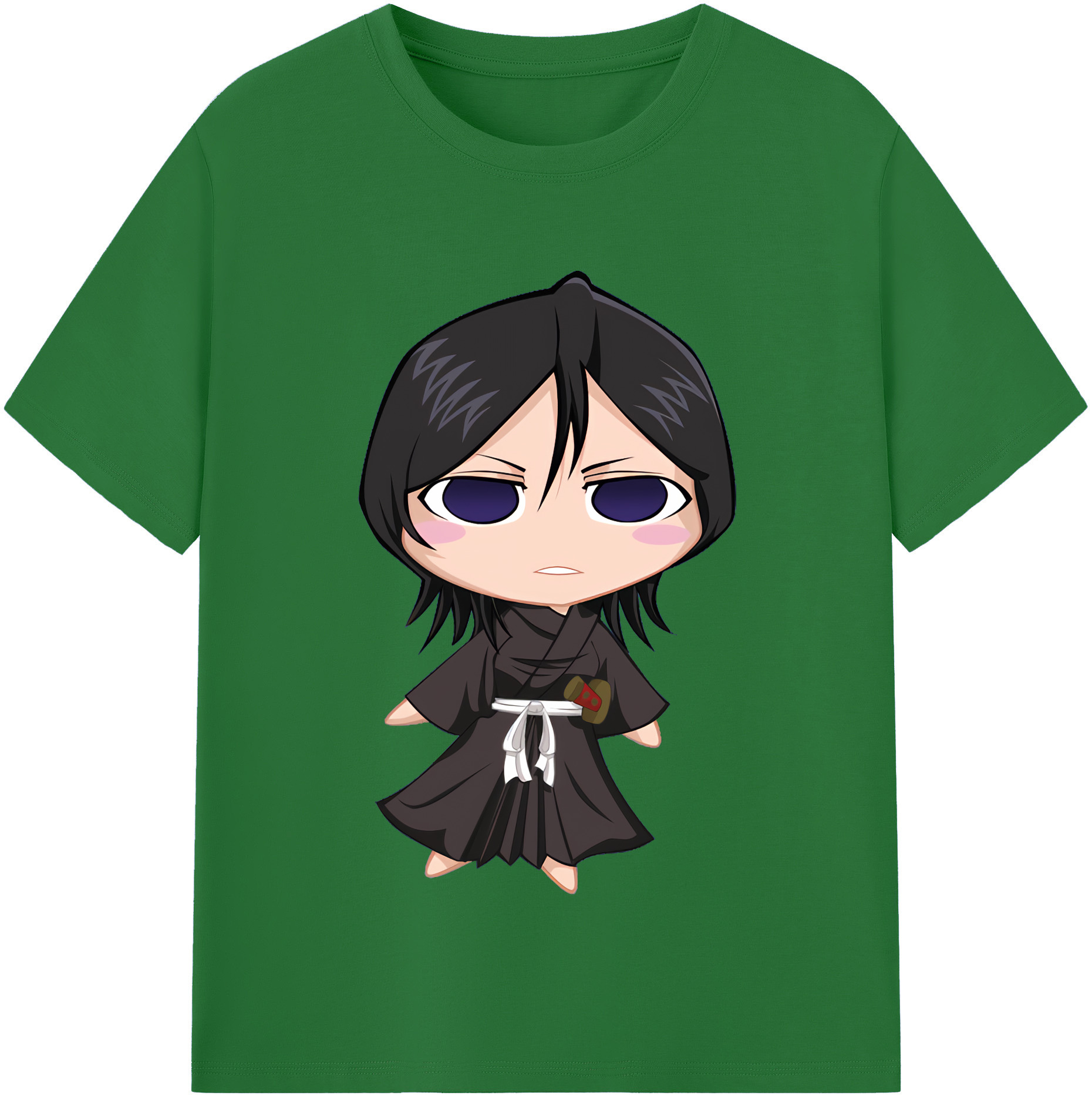 （画像用） ブリーチ 朽木ルキア BLEACH Kuchiki Rukia 綿100％半袖Tシャツ（フロントプリント）