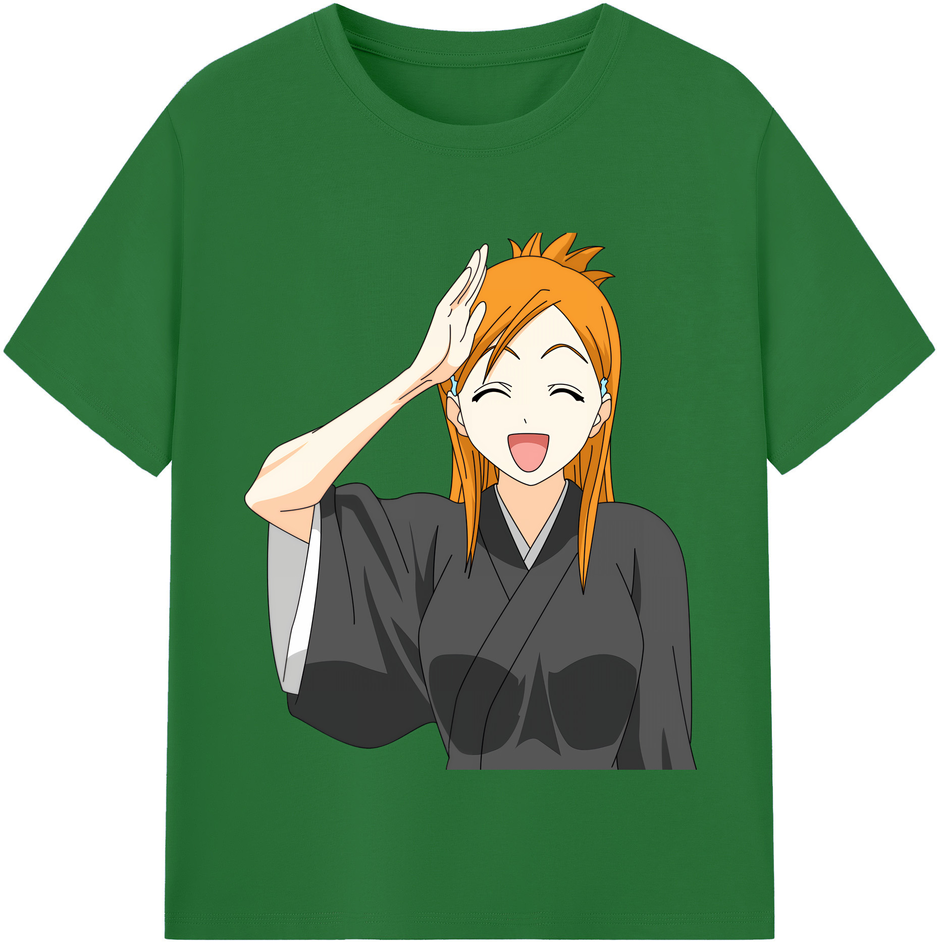 （画像用） ブリーチ 井上織姫（いのうえおりひめ） BLEACH Inoue Orihime 綿100％半袖Tシャツ（フロントプリント）