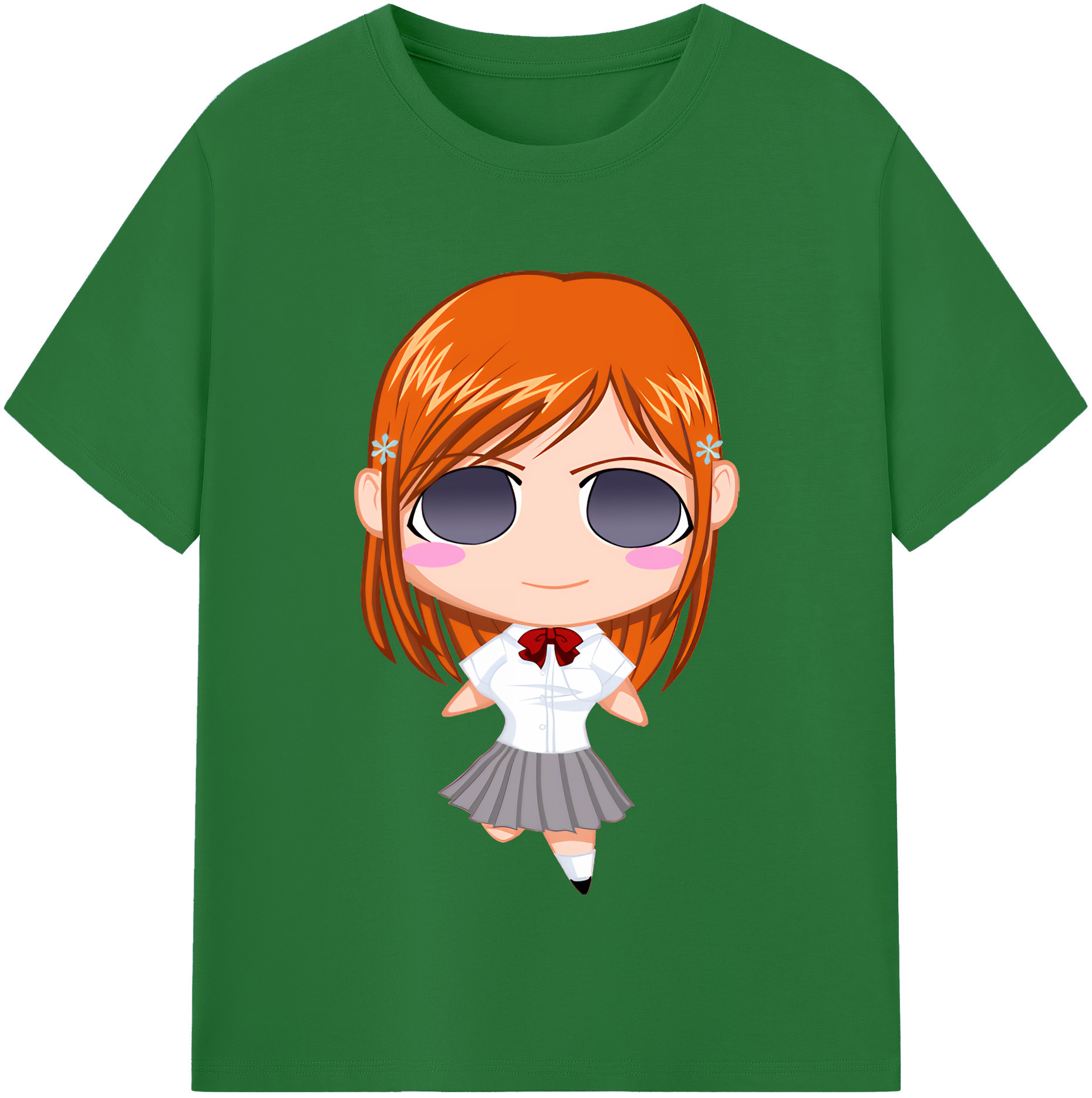 （画像用） ブリーチ 井上織姫（いのうえおりひめ） BLEACH Inoue Orihime 綿100％半袖Tシャツ（フロントプリント）