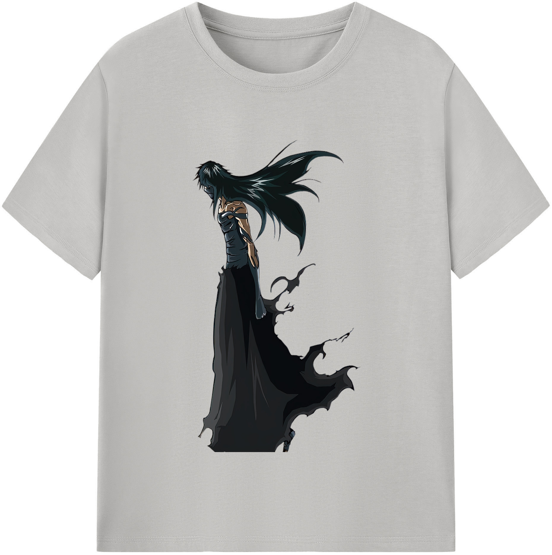 （画像用） ブリーチ 黒崎一護（くろさき いちご）BLEACH Kurosaki Ichigo 綿100％半袖Tシャツ（フロントプリント）