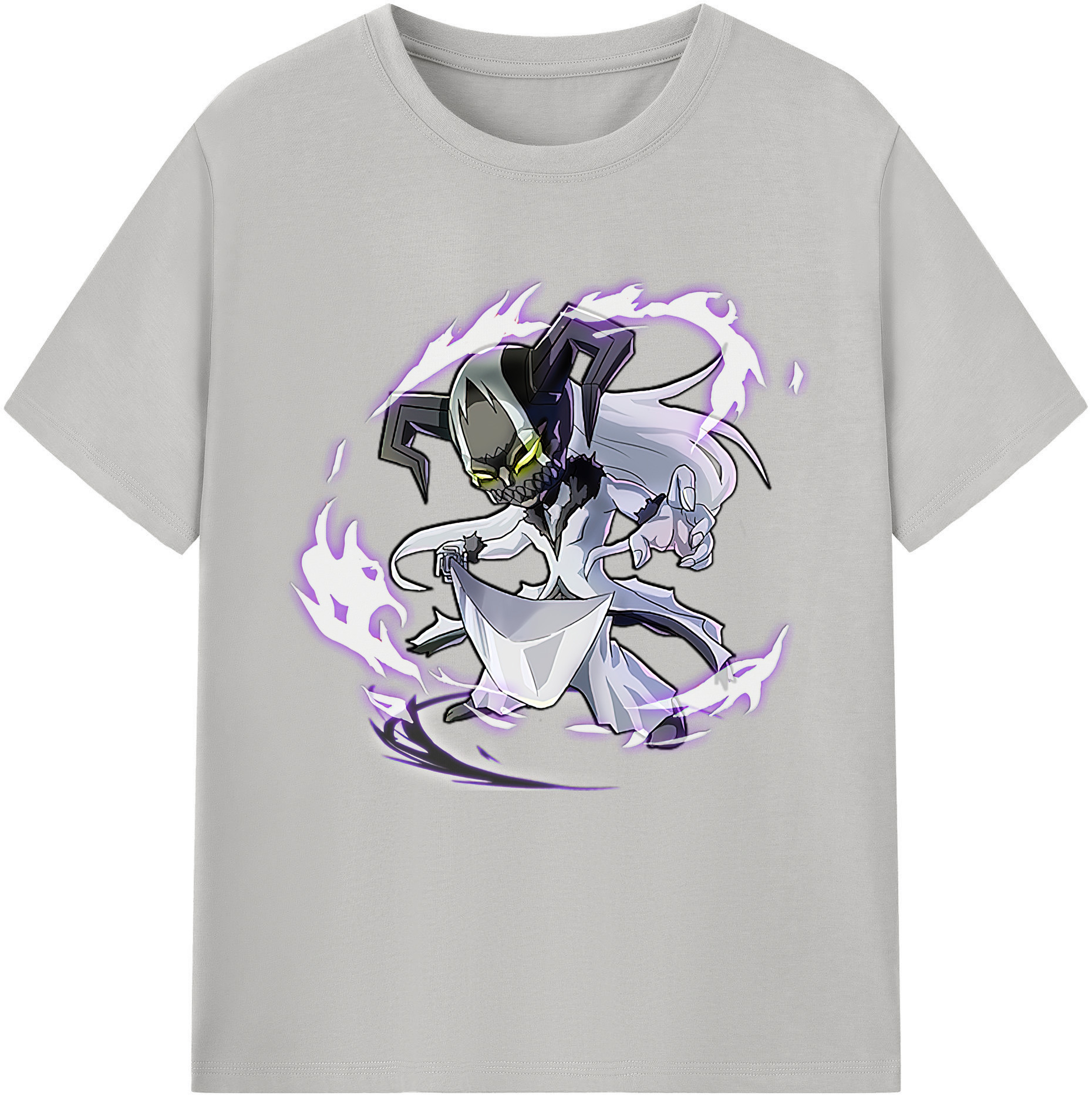 （画像用） ブリーチ 黒崎一護（くろさき いちご）BLEACH Kurosaki Ichigo 綿100％半袖Tシャツ（フロントプリント）