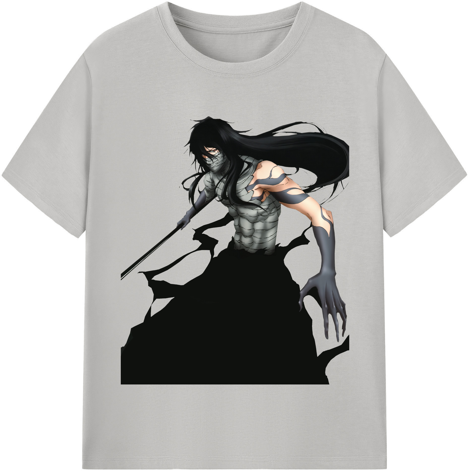 （画像用） ブリーチ 黒崎一護（くろさき いちご）BLEACH Kurosaki Ichigo 綿100％半袖Tシャツ（フロントプリント）
