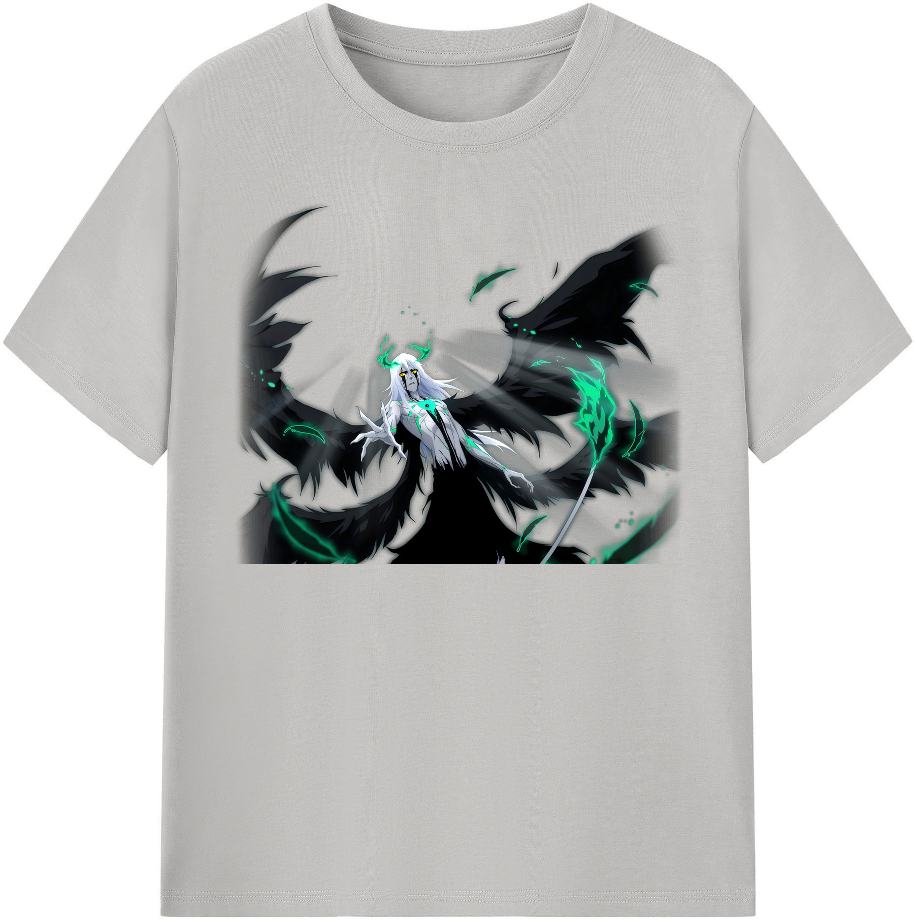 （画像用） ブリーチ ウルキオラ·シファー BLEACH Ulquiorra cifer 綿100％半袖Tシャツ（フロントプリント）