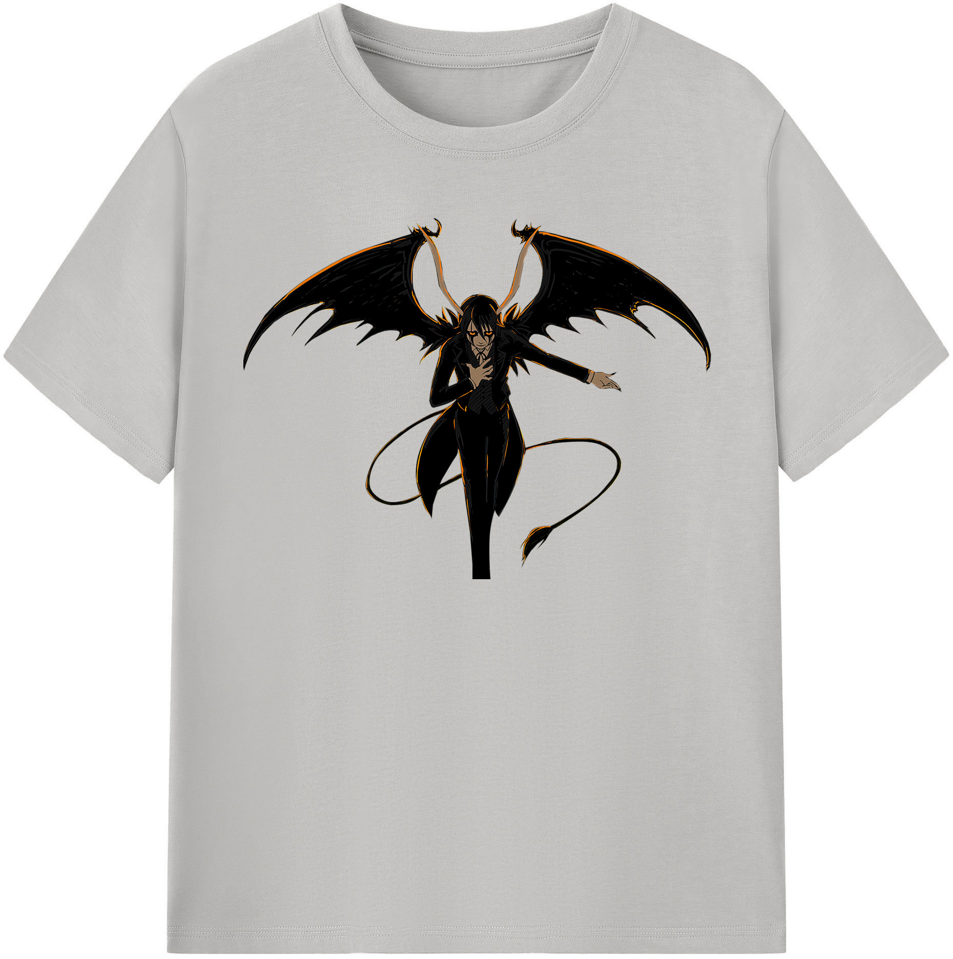 （画像用） ブリーチ ウルキオラ·シファー BLEACH Ulquiorra cifer 綿100％半袖Tシャツ（フロントプリント）