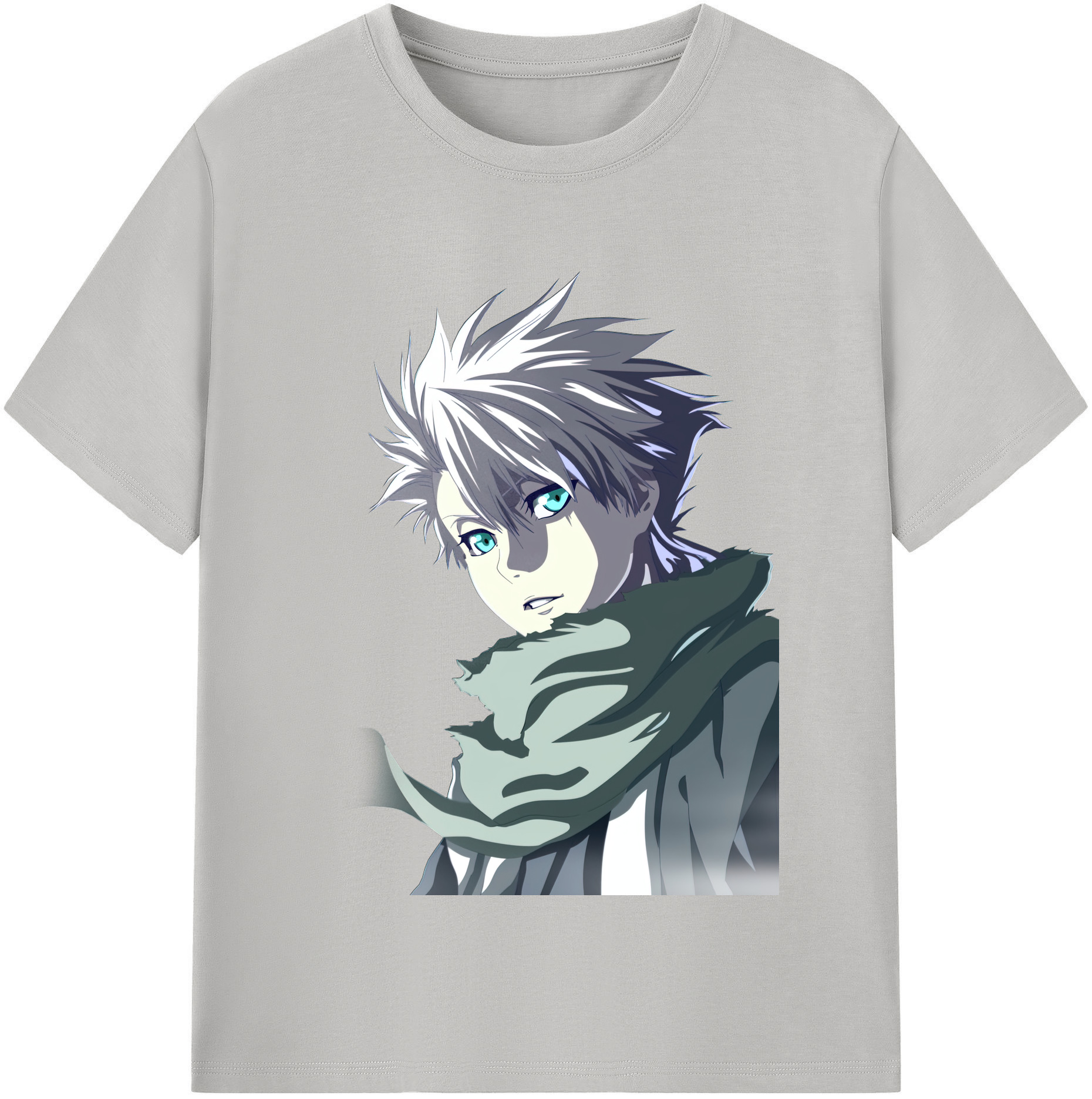 （画像用） ブリーチ 日番谷冬獅郎（ひつがや とうしろう） BLEACH Hitsugaya Toushirou 綿100％半袖Tシャツ（フロントプリント）
