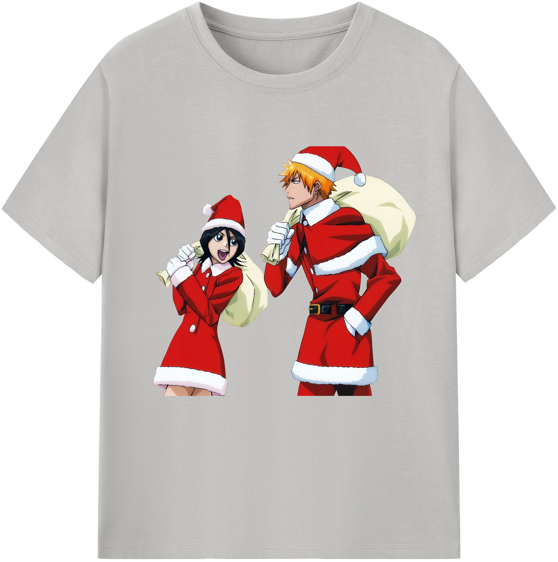 （画像用） ブリーチ 朽木ルキア BLEACH Kuchiki Rukia 綿100％半袖Tシャツ（フロントプリント）