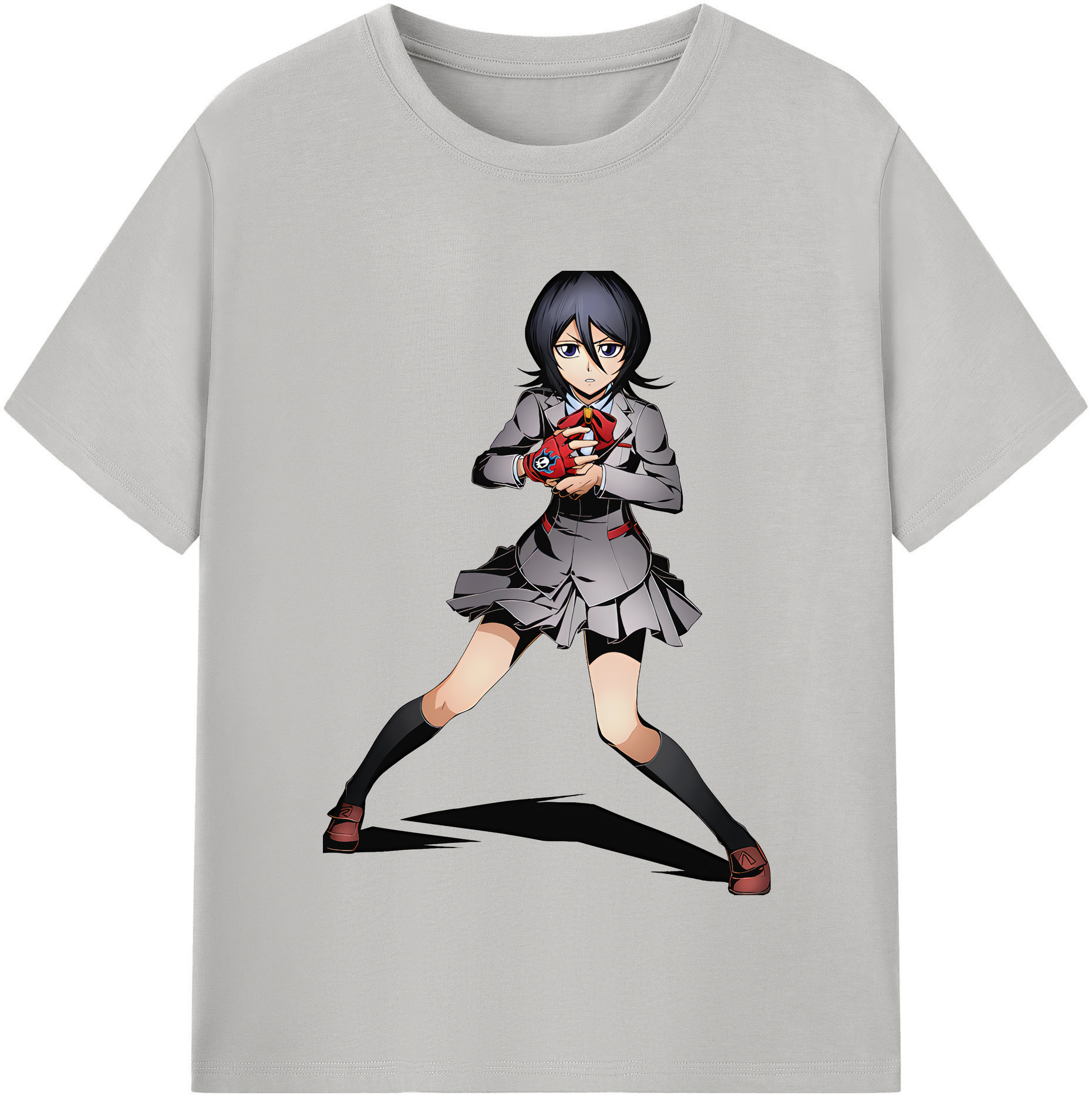 （画像用） ブリーチ 朽木ルキア BLEACH Kuchiki Rukia 綿100％半袖Tシャツ（フロントプリント）