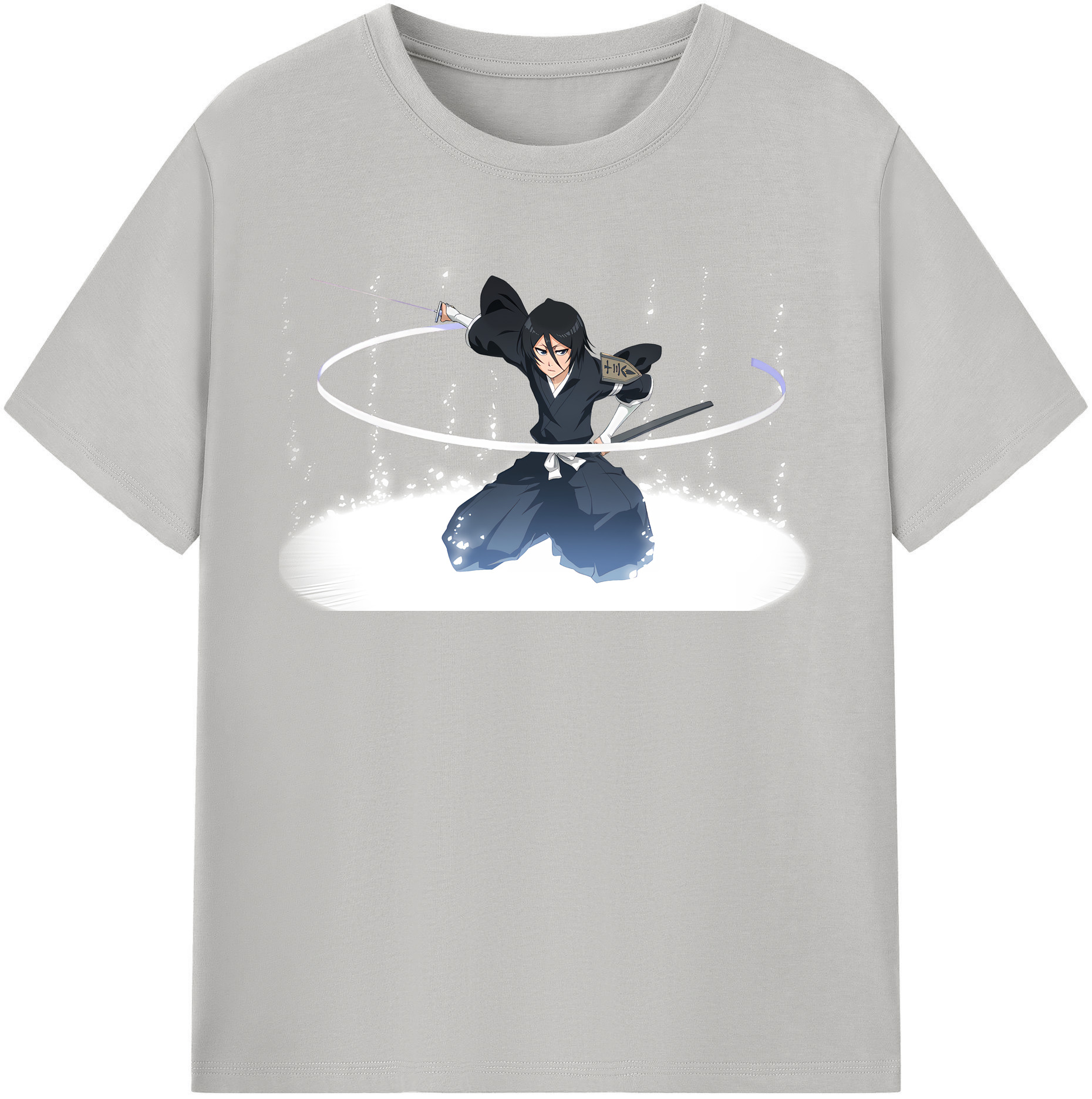 （画像用） ブリーチ 朽木ルキア BLEACH Kuchiki Rukia 綿100％半袖Tシャツ（フロントプリント）
